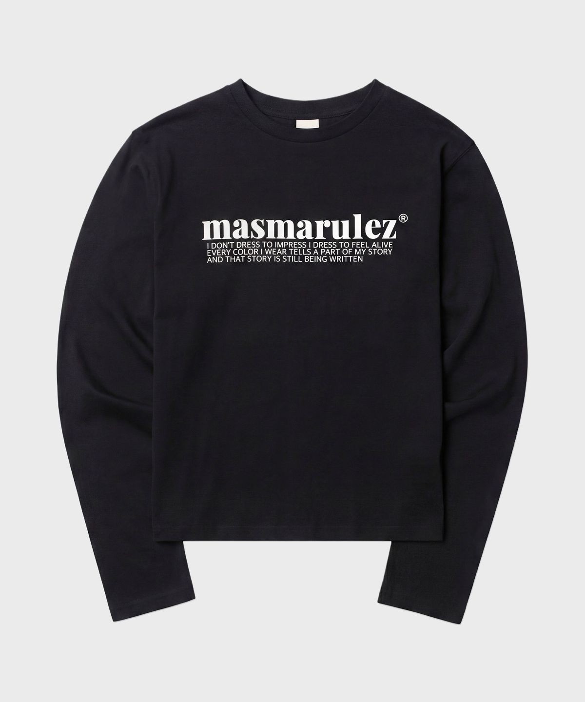 마스마룰즈 어패럴(MASMARULEZ APPAREL) Essential Basic Logo Long Sleeve_2 Colors