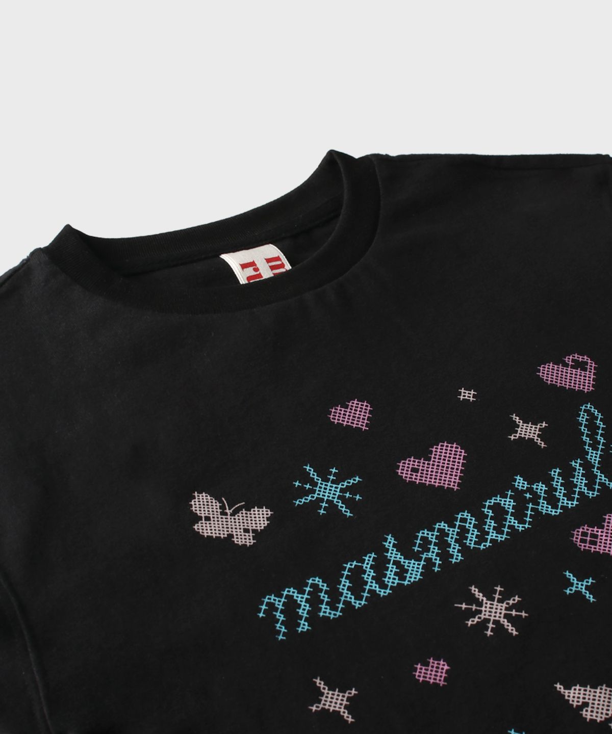 마스마룰즈 어패럴(MASMARULEZ APPAREL) Cross Doodle Long Sleeve_Black