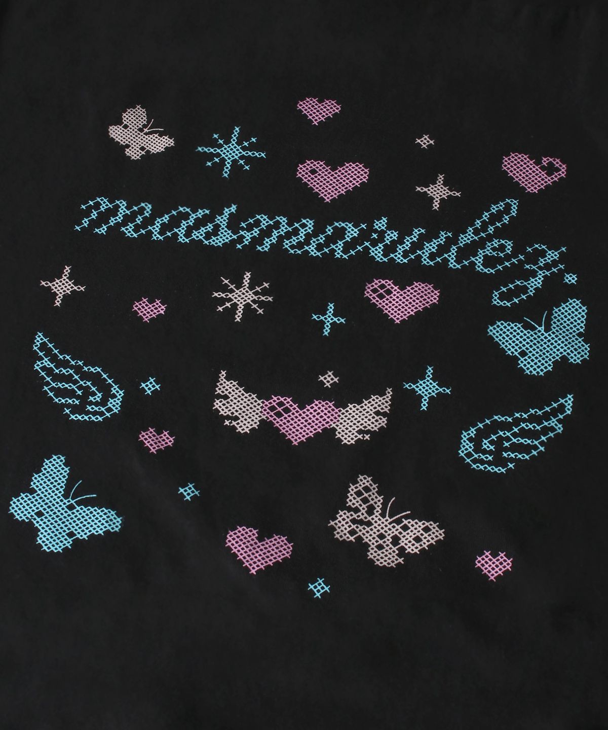 마스마룰즈 어패럴(MASMARULEZ APPAREL) Cross Doodle Long Sleeve_Black