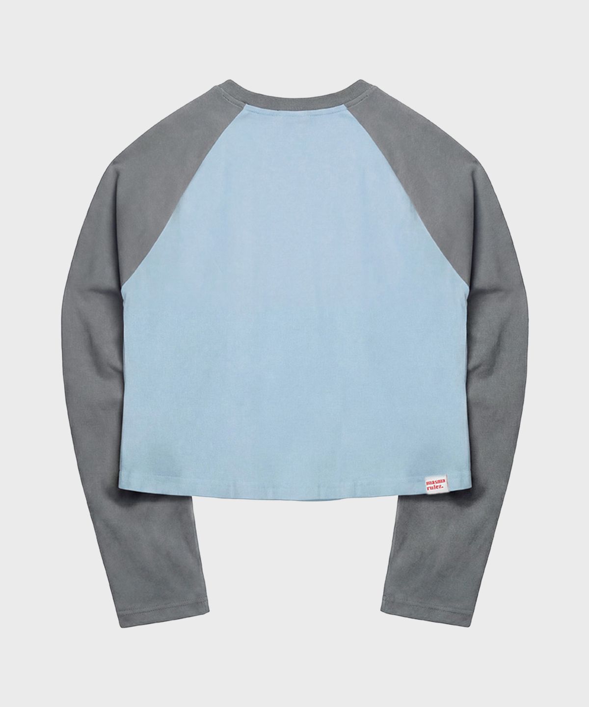 마스마룰즈 어패럴(MASMARULEZ APPAREL) Heart Applique Raglan Long Sleeve_Sky Blue