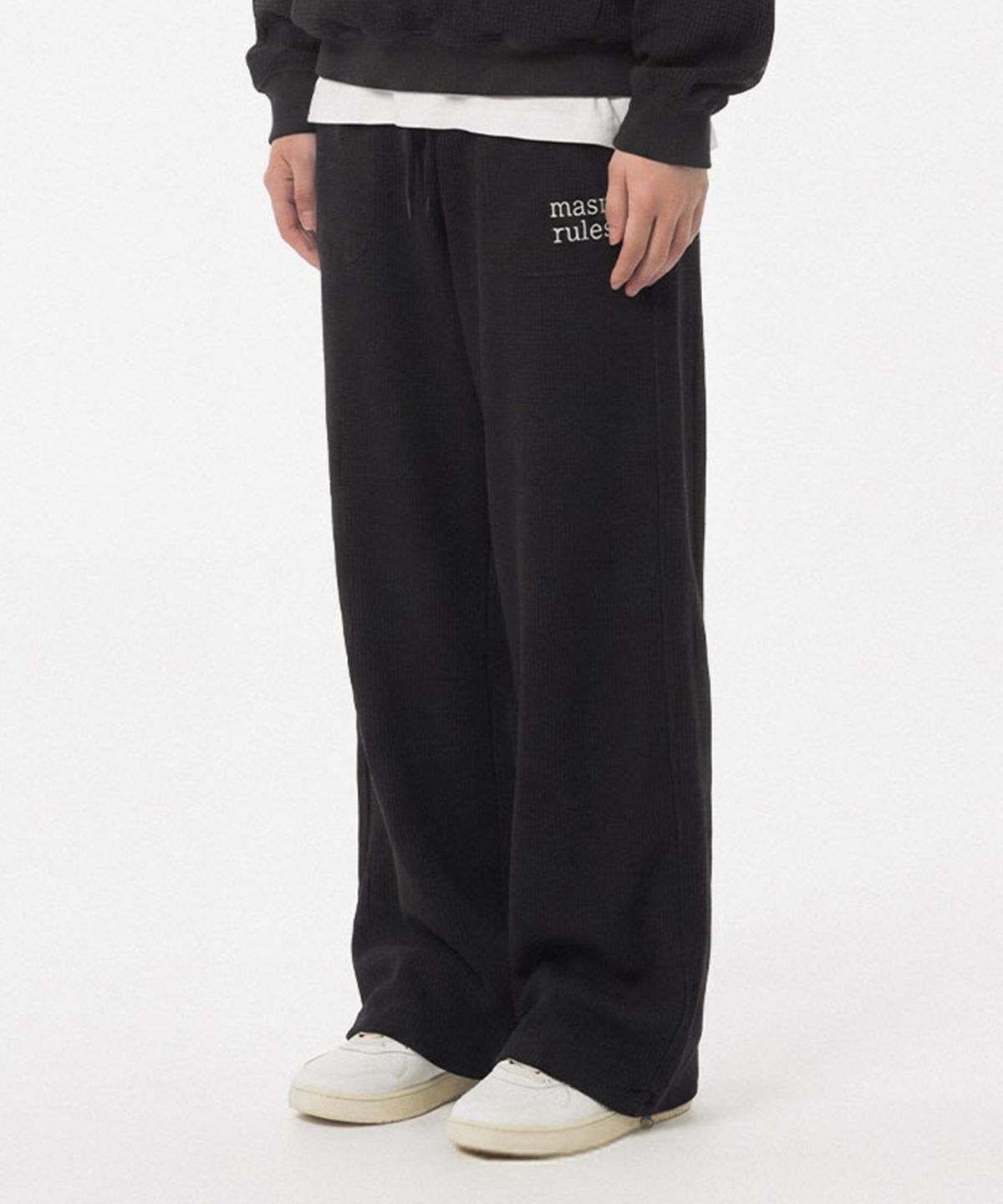 마스마룰즈 어패럴(MASMARULEZ APPAREL) Textured Waffle Sweatpants_2 Colors