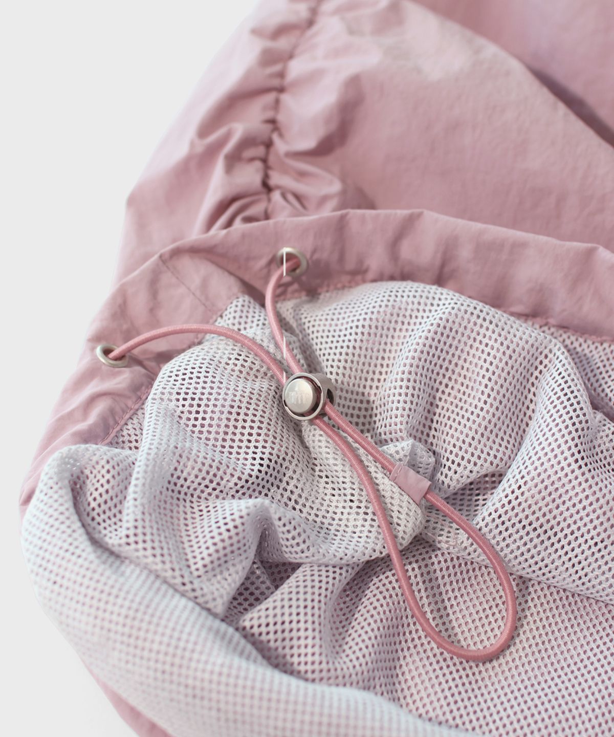 마스마룰즈 어패럴(MASMARULEZ APPAREL) Essential Parasuit Shirring Cargo Pants_Indie Pink