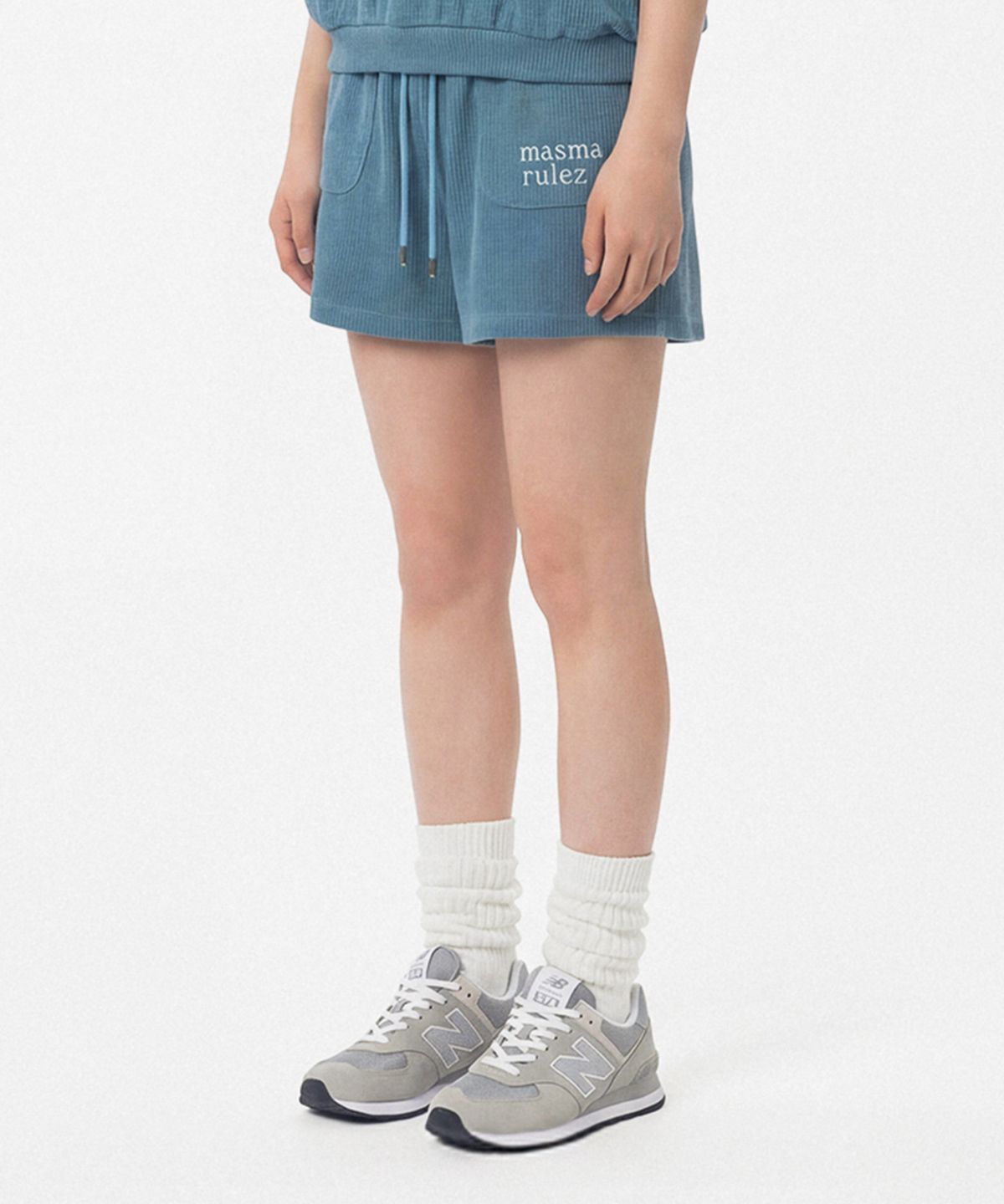마스마룰즈 어패럴(MASMARULEZ APPAREL) Textured Waffle Sweatshorts_3 Colors