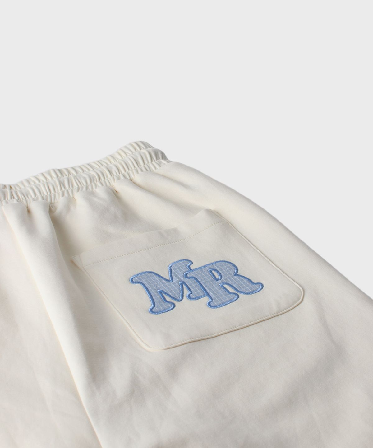 마스마룰즈 어패럴(MASMARULEZ APPAREL) Check Hem Comfort Pants_Ivory