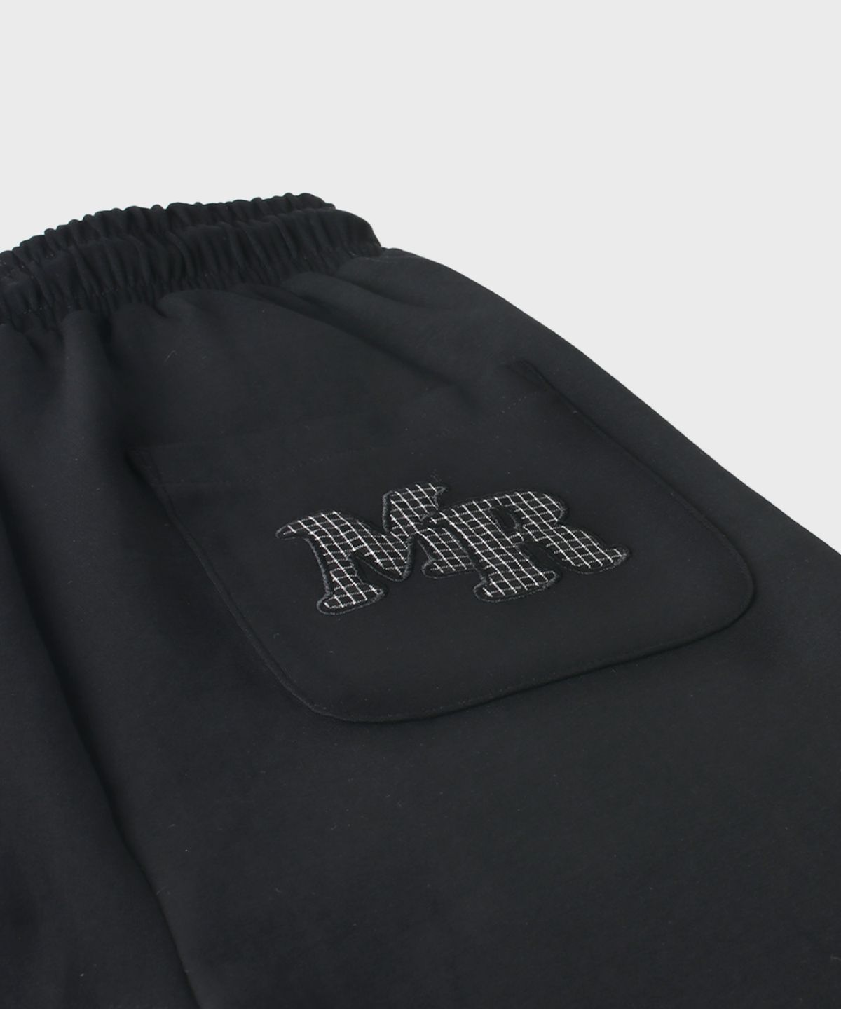 마스마룰즈 어패럴(MASMARULEZ APPAREL) Check Hem Comfort Pants_Black
