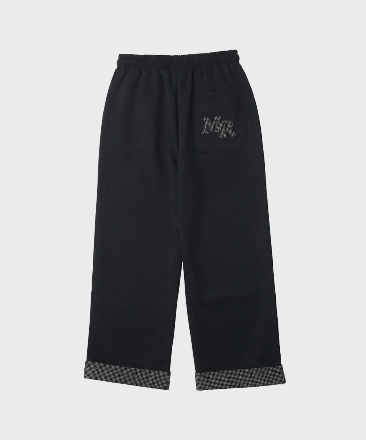 마스마룰즈 어패럴(MASMARULEZ APPAREL) Check Hem Comfort Pants_Black