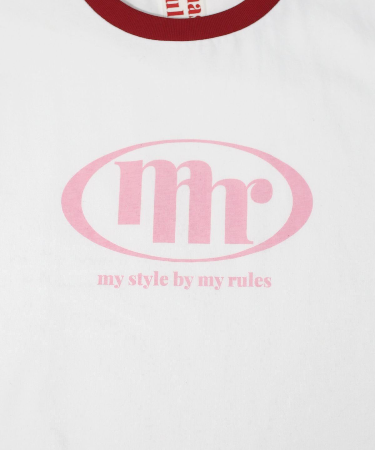 마스마룰즈 어패럴(MASMARULEZ APPAREL) Signature Symbol Ringer T-Shirt_Red