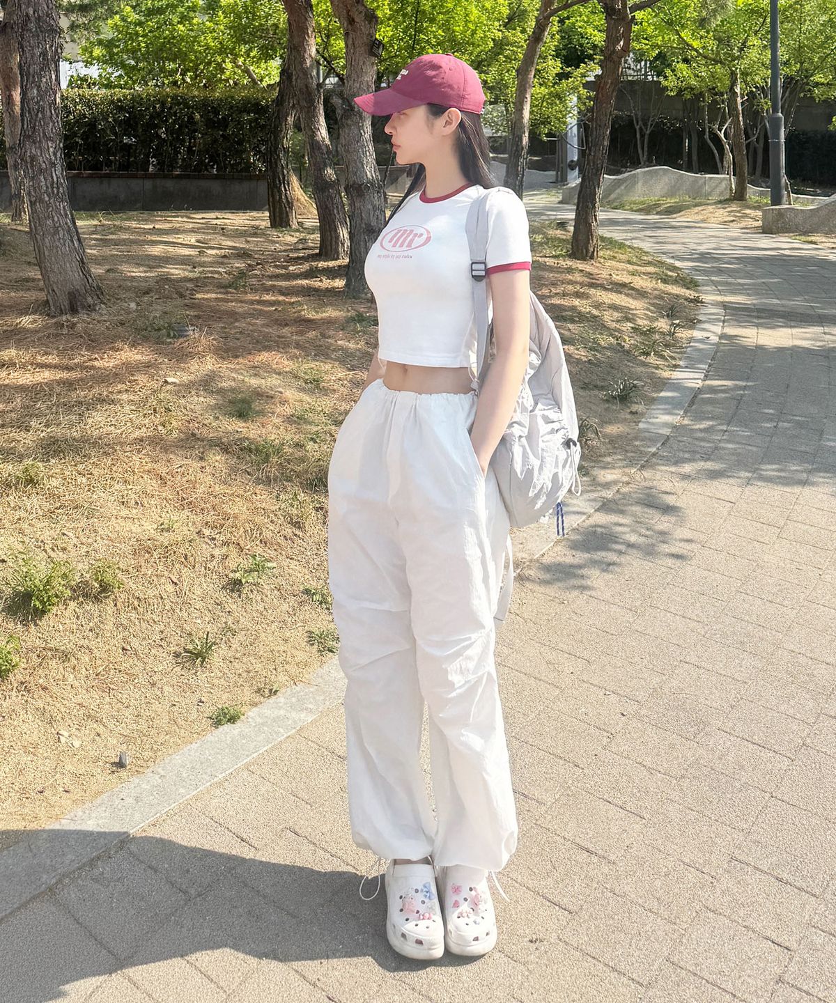 마스마룰즈 어패럴(MASMARULEZ APPAREL) Signature Symbol Ringer T-Shirt_Red