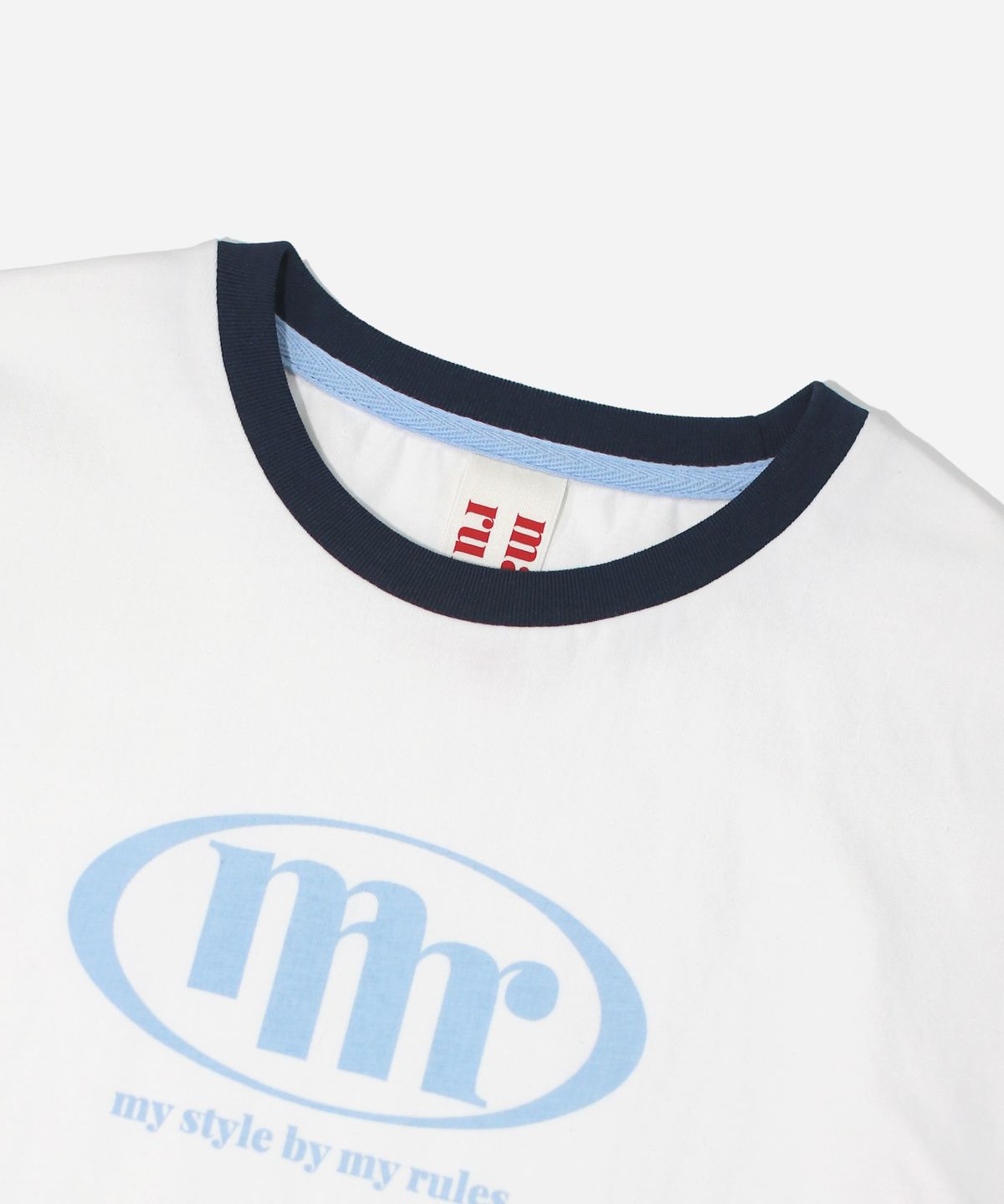 마스마룰즈 어패럴(MASMARULEZ APPAREL) Signature Symbol Ringer T-Shirt_Navy