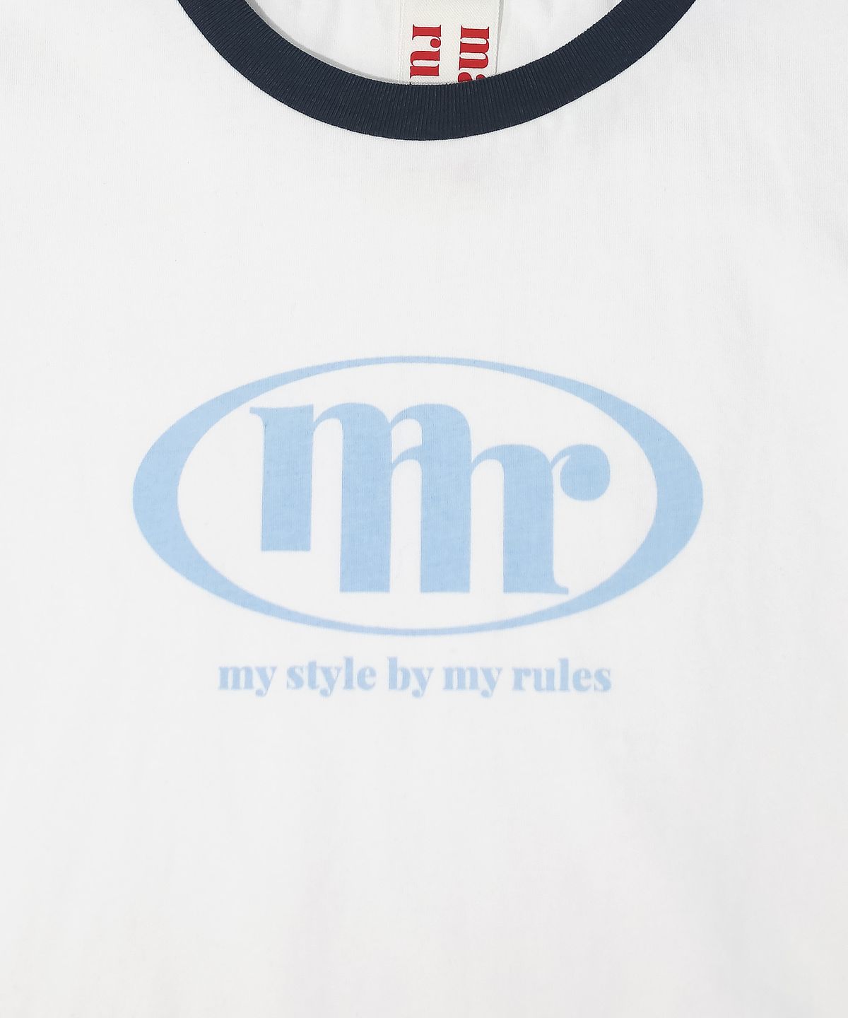 마스마룰즈 어패럴(MASMARULEZ APPAREL) Signature Symbol Ringer T-Shirt_Navy