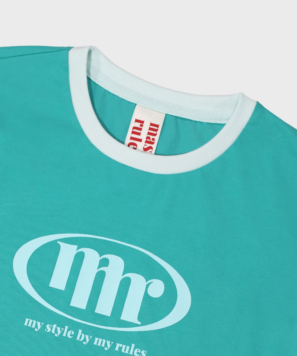 마스마룰즈 어패럴(MASMARULEZ APPAREL) Signature Symbol Ringer T-Shirt_Teal Green