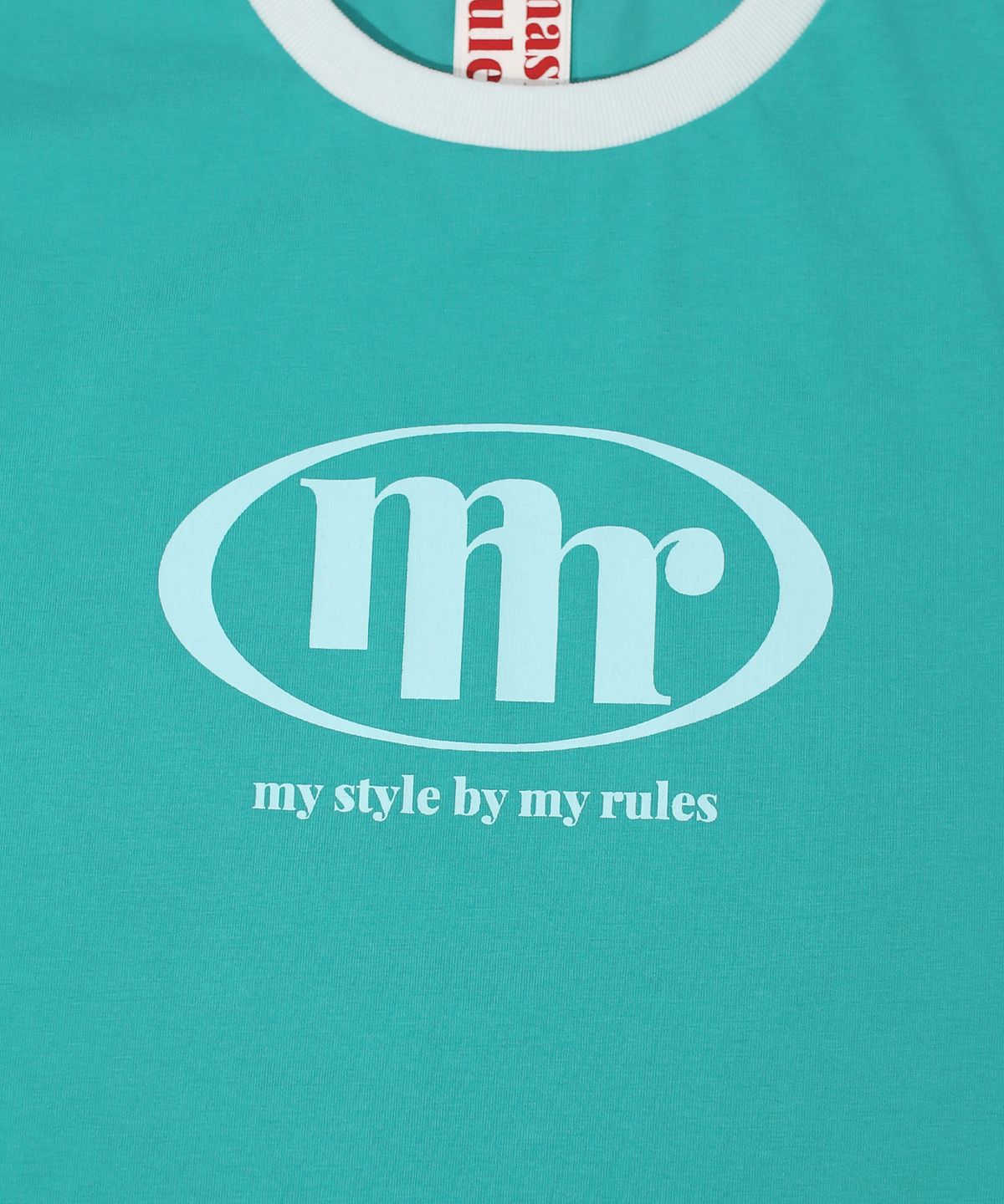 마스마룰즈 어패럴(MASMARULEZ APPAREL) Signature Symbol Ringer T-Shirt_Teal Green