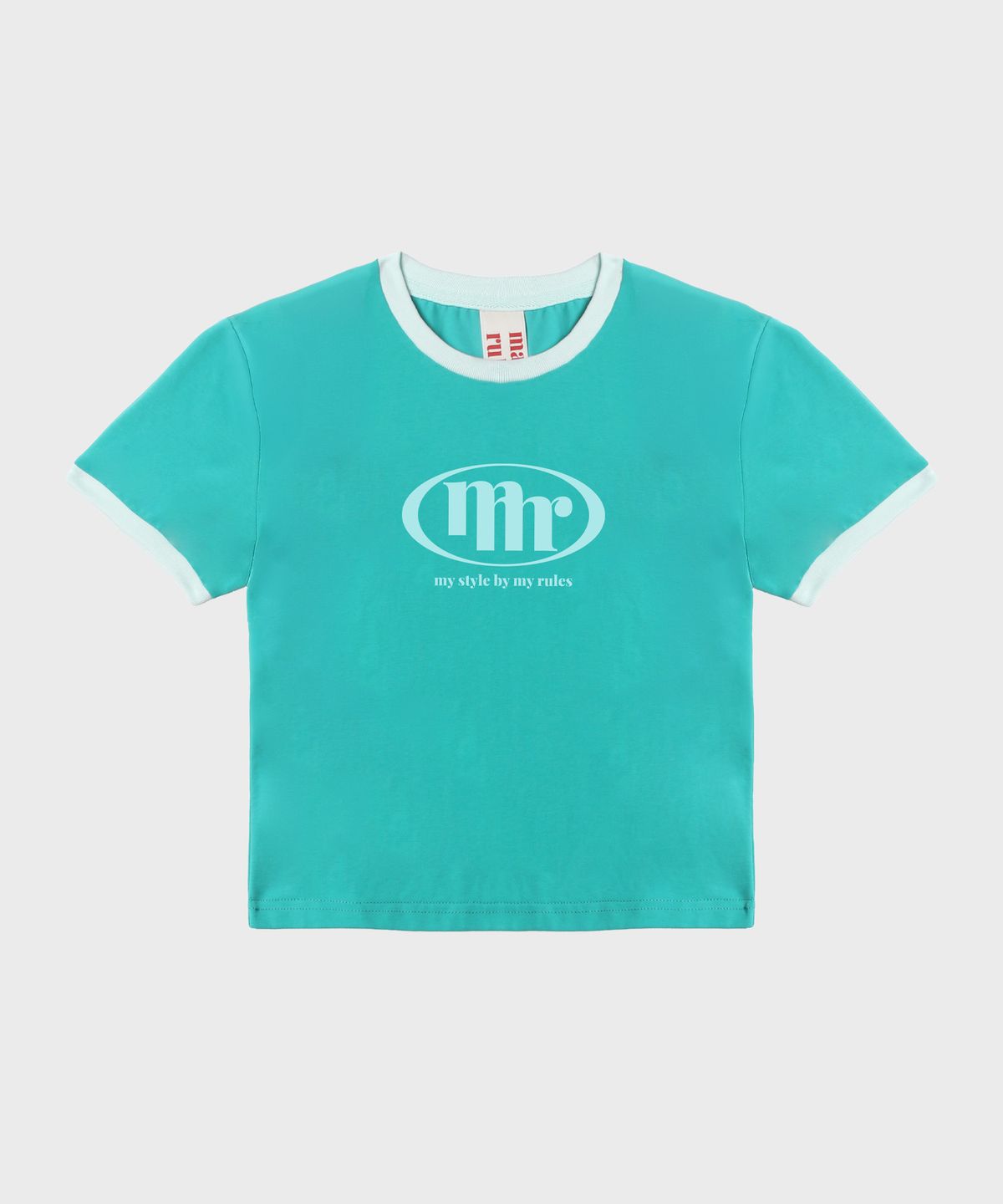 마스마룰즈 어패럴(MASMARULEZ APPAREL) Signature Symbol Ringer T-Shirt_Teal Green