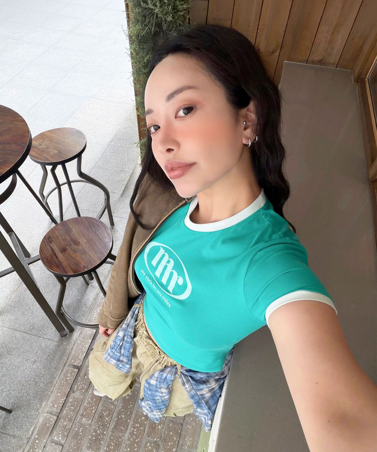 마스마룰즈 어패럴(MASMARULEZ APPAREL) Signature Symbol Ringer T-Shirt_Teal Green
