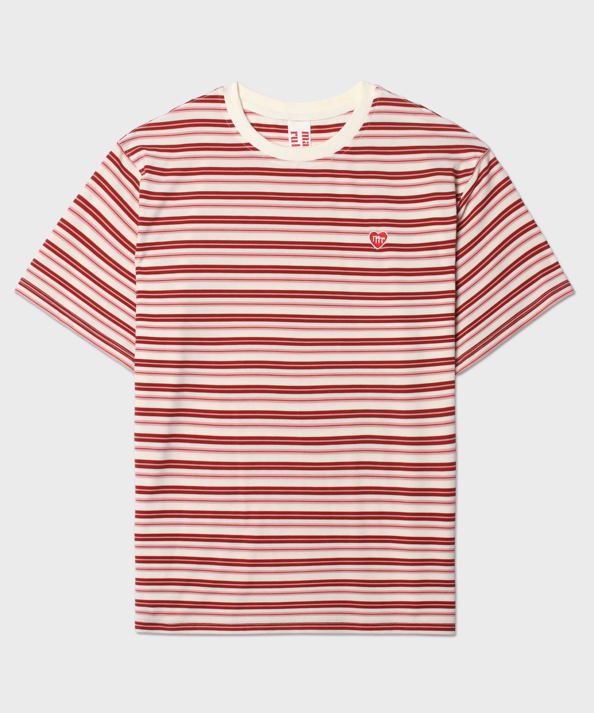 마스마룰즈 어패럴(MASMARULEZ APPAREL) Cool Airy Stripe T-Shirt_Pink