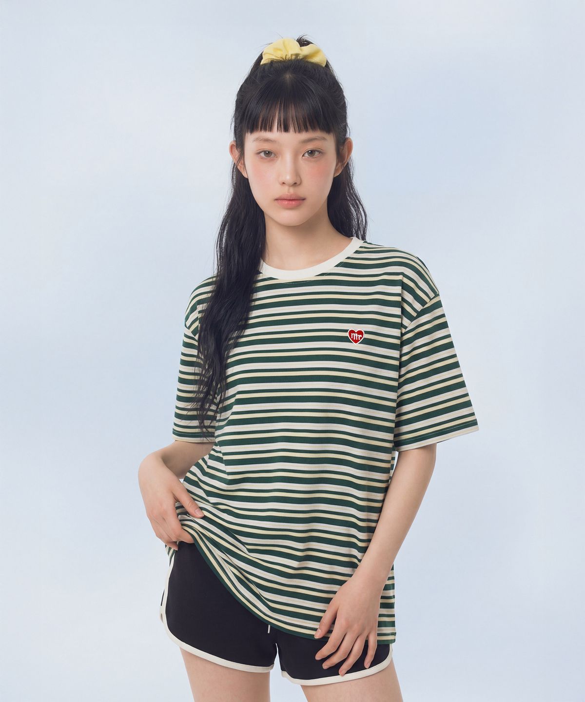 마스마룰즈 어패럴(MASMARULEZ APPAREL) Cool Airy Stripe T-Shirt_Green