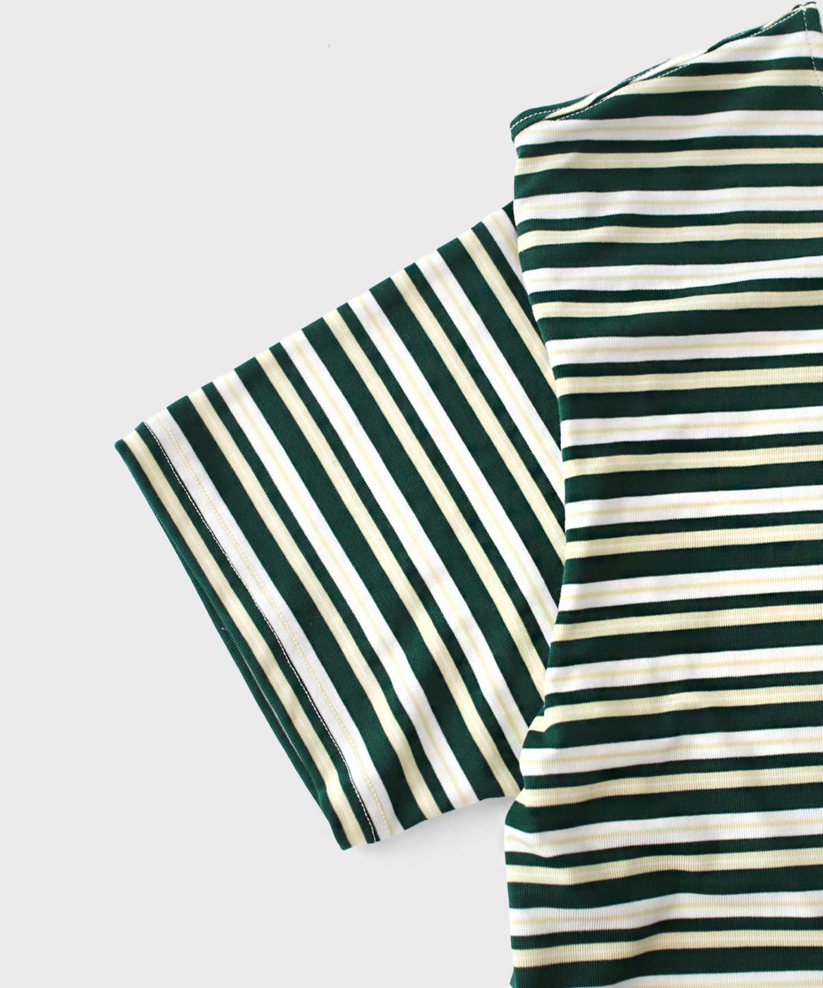 마스마룰즈 어패럴(MASMARULEZ APPAREL) Cool Airy Stripe T-Shirt_Green