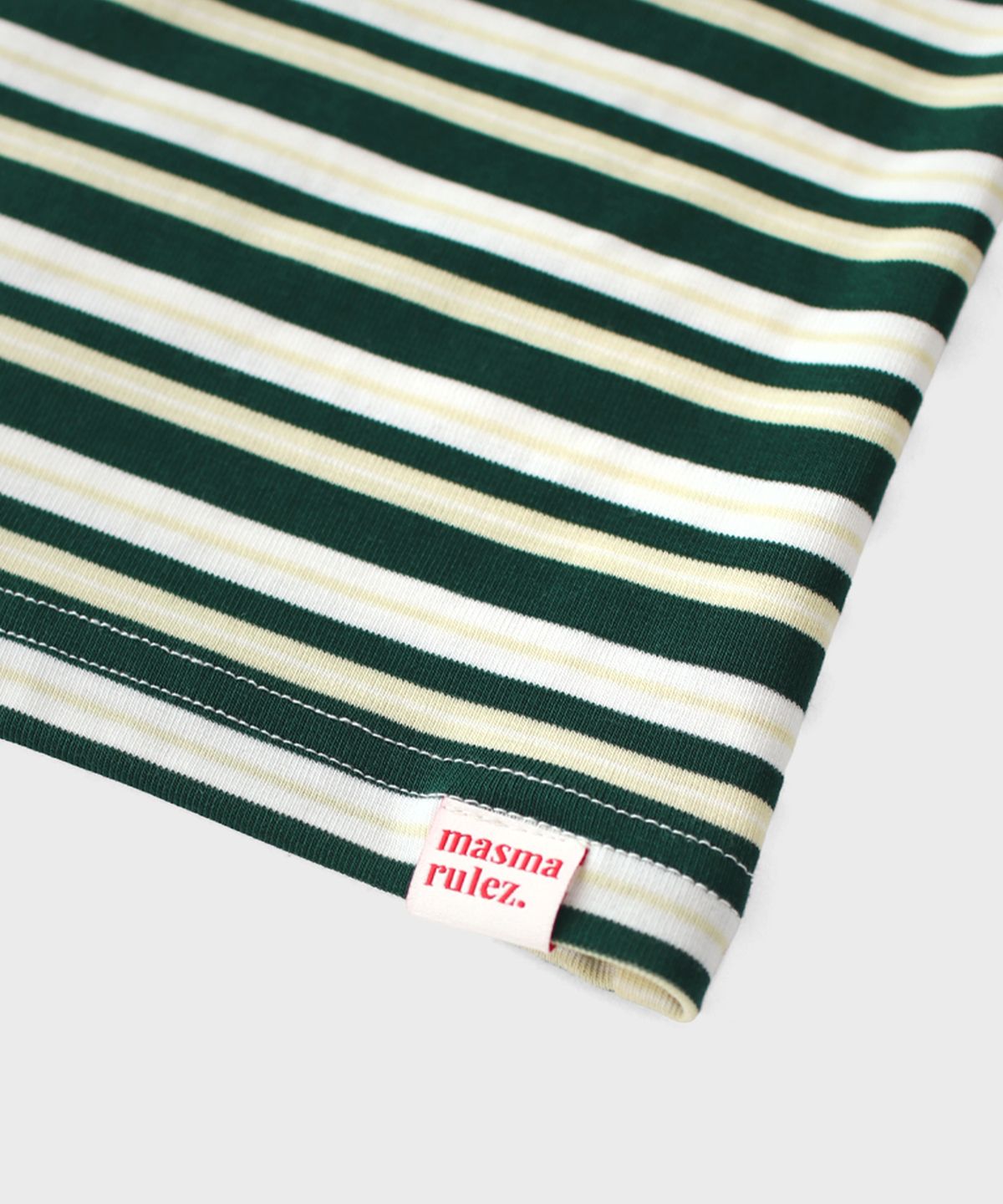 마스마룰즈 어패럴(MASMARULEZ APPAREL) Cool Airy Stripe T-Shirt_Green