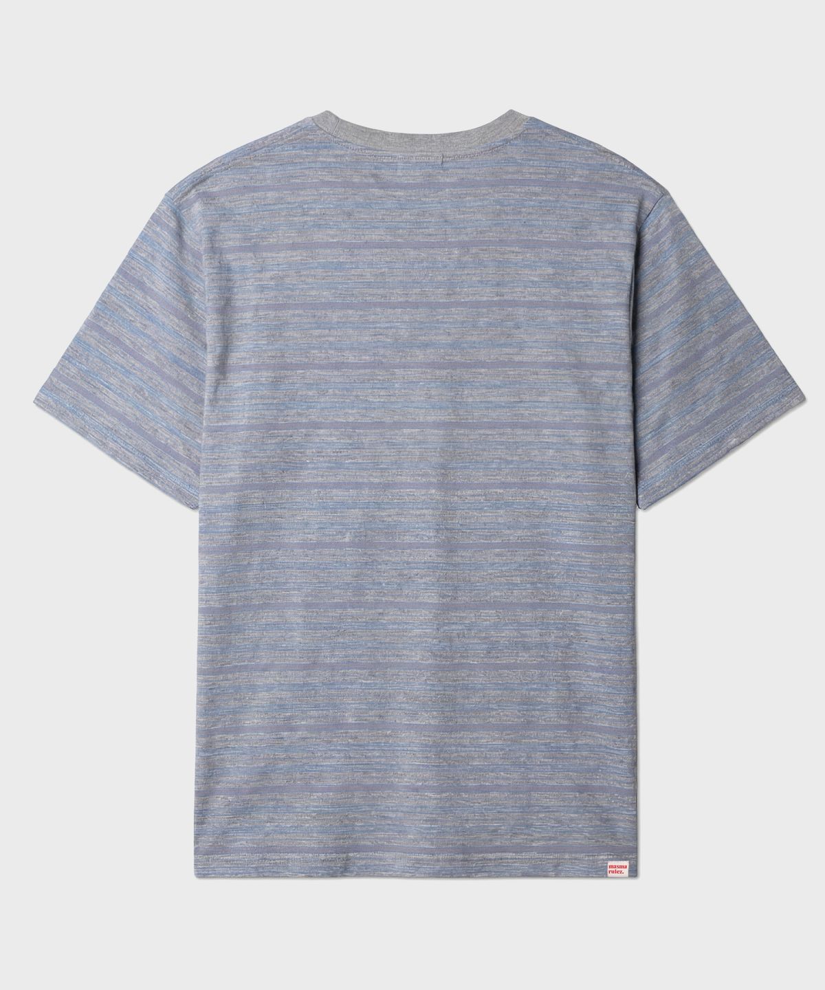 마스마룰즈 어패럴(MASMARULEZ APPAREL) Daily Cotton Stripe T-Shirt_Melange Gray