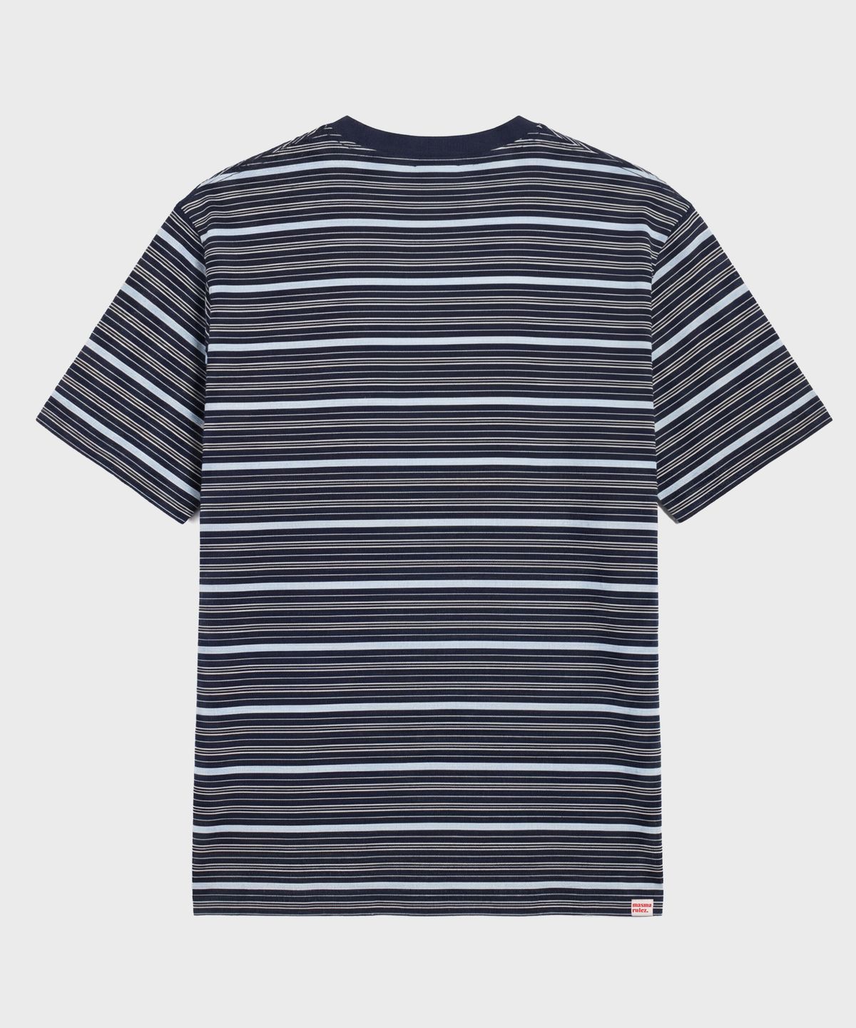 마스마룰즈 어패럴(MASMARULEZ APPAREL) Daily Cotton Stripe T-Shirt_Navy