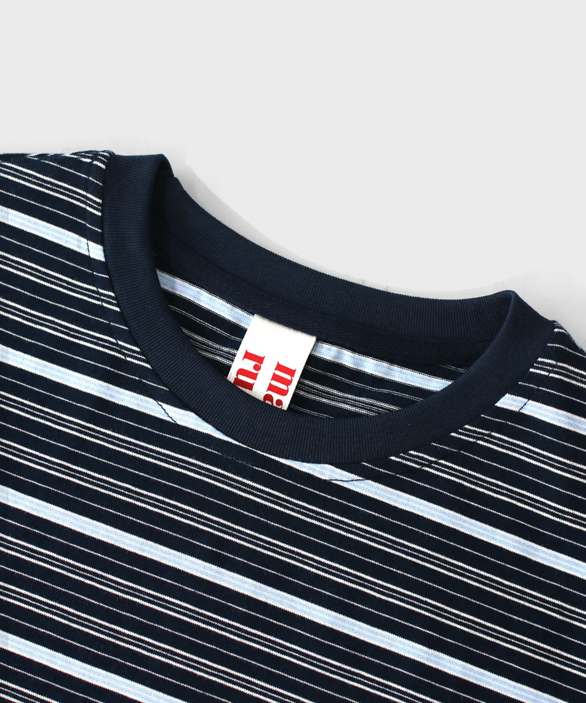 마스마룰즈 어패럴(MASMARULEZ APPAREL) Daily Cotton Stripe T-Shirt_Navy