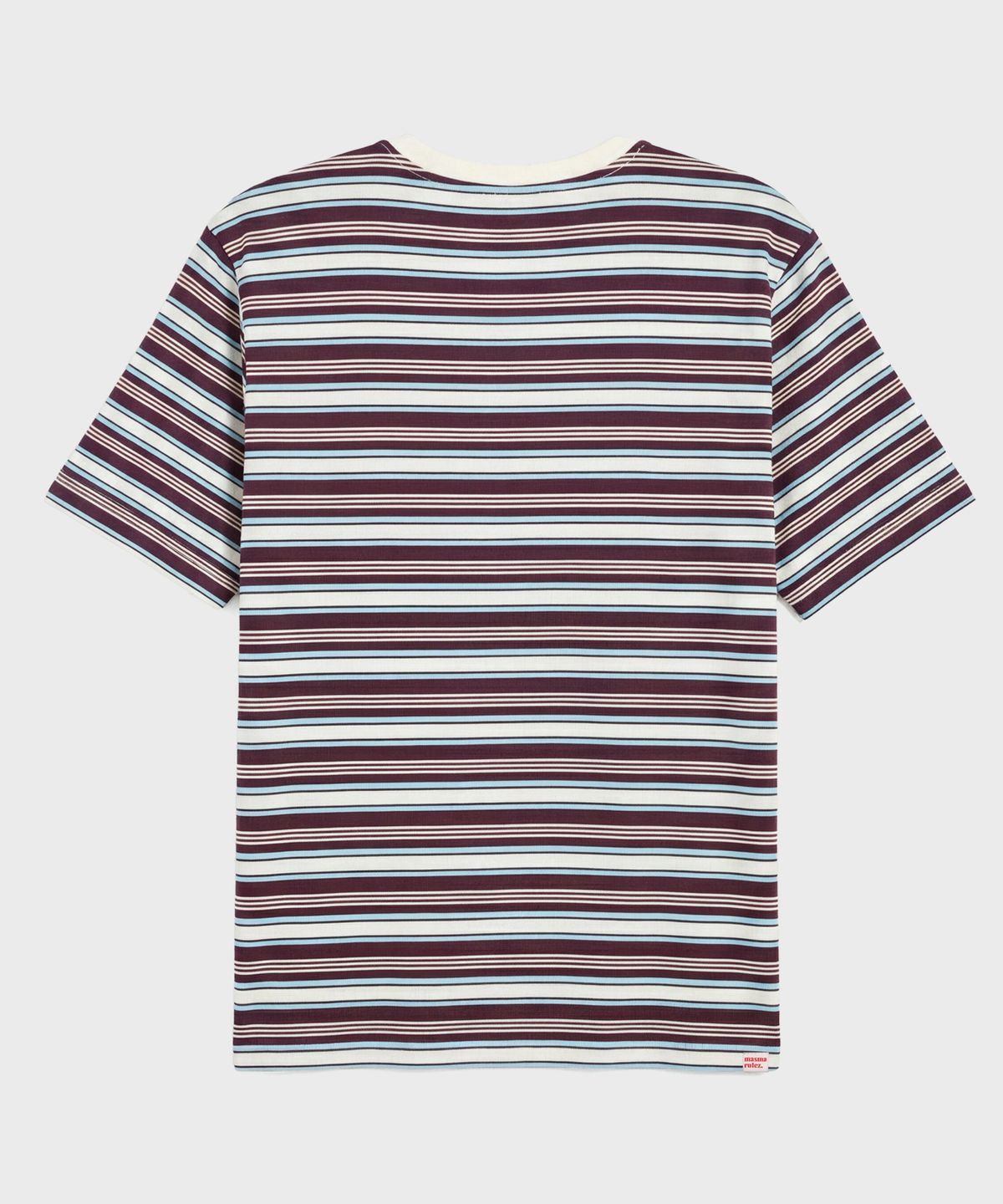 마스마룰즈 어패럴(MASMARULEZ APPAREL) Daily Cotton Stripe T-Shirt__Purple