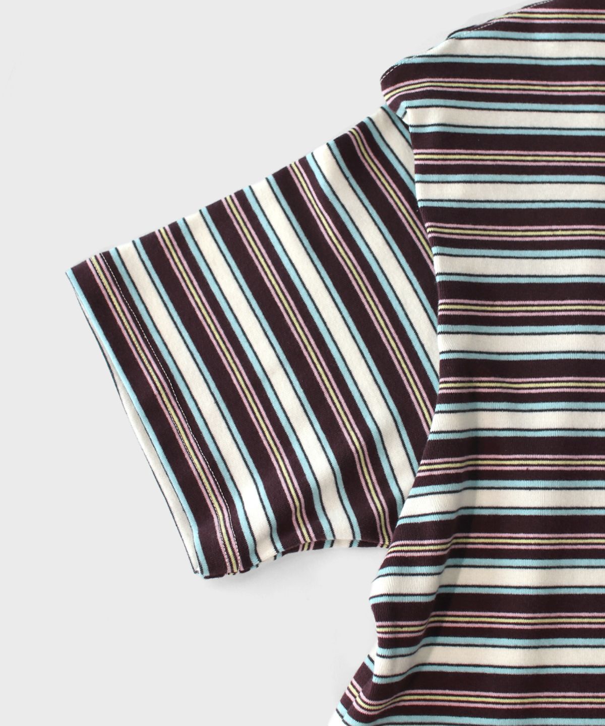 마스마룰즈 어패럴(MASMARULEZ APPAREL) Daily Cotton Stripe T-Shirt__Purple