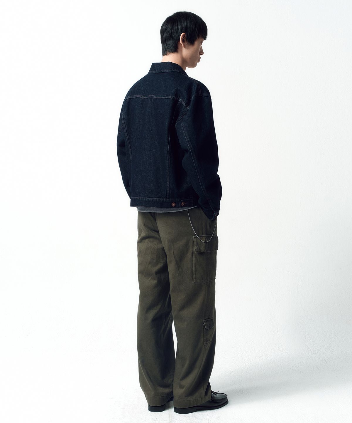 인사일런스(INSILENCE) 더치 아미 카고 팬츠 OLIVE DRAB