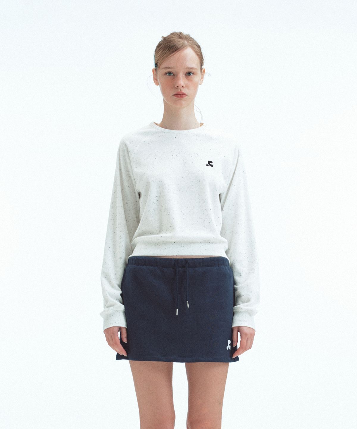 레스트앤레크레이션(REST&RECREATION) TERRY CROPPED SWEATSHIRT - WHITE
