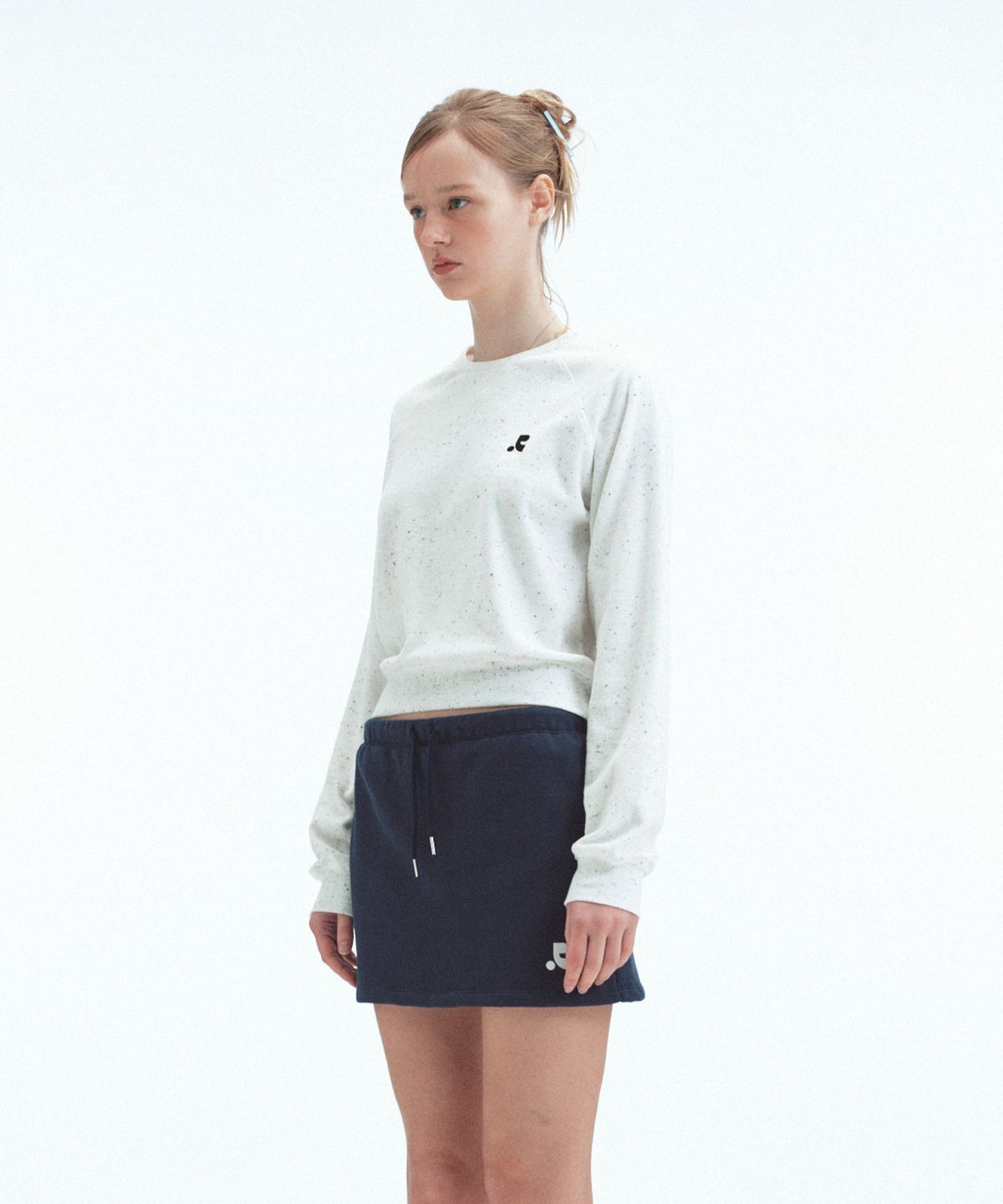 레스트앤레크레이션(REST&RECREATION) TERRY CROPPED SWEATSHIRT - WHITE