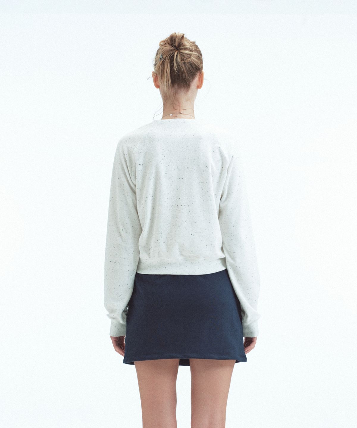 레스트앤레크레이션(REST&RECREATION) TERRY CROPPED SWEATSHIRT - WHITE