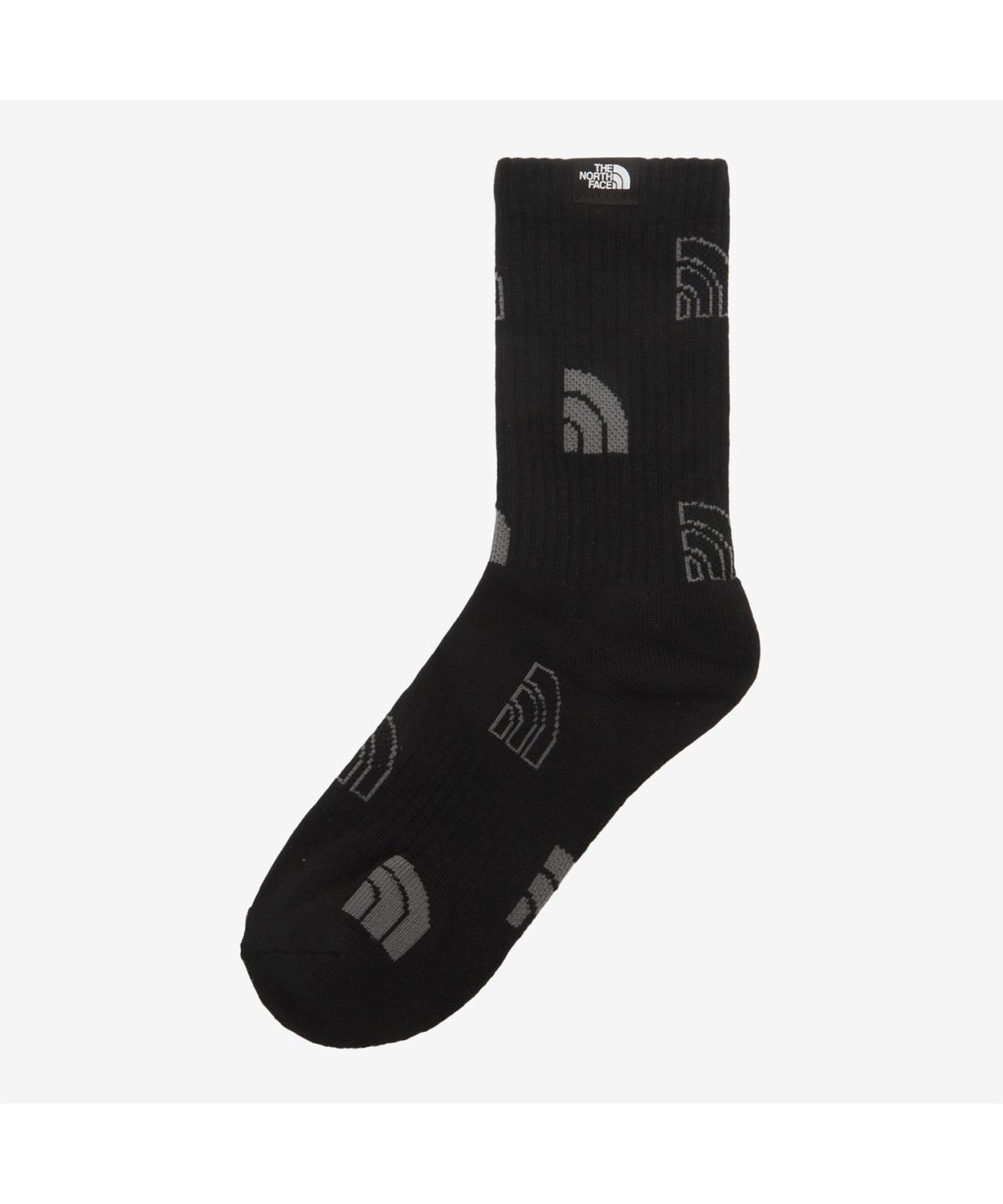 노스페이스(THE NORTH FACE) NY4MS02A 쿨맥스 로고 패턴 삭스 BLACK