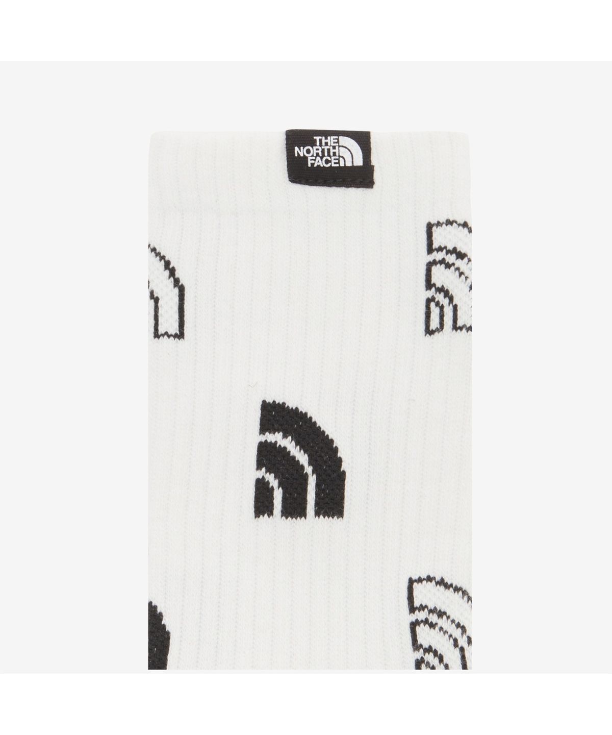 노스페이스(THE NORTH FACE) NY4MS02B 쿨맥스 로고 패턴 삭스 WHITE