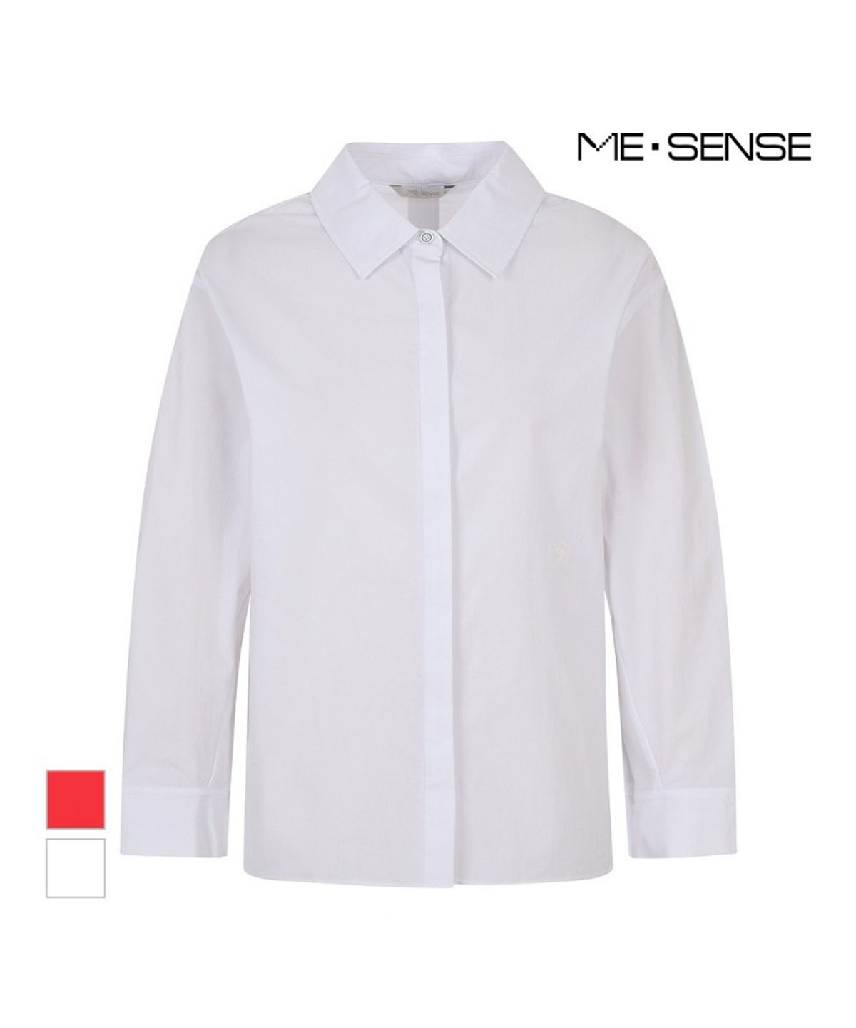 미센스(MESENSE) 히든단추블라우스_MB49BLM112Z