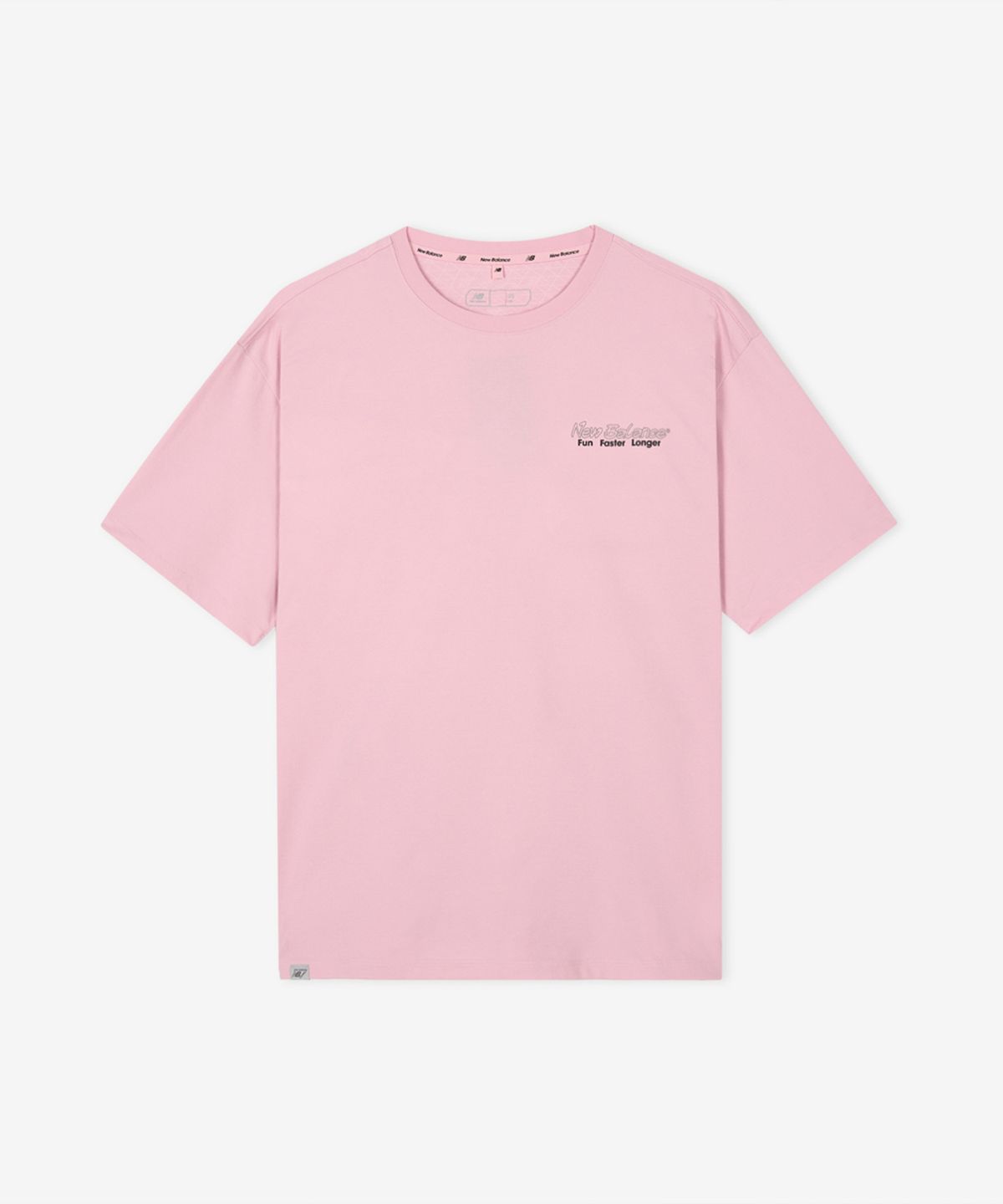 뉴발란스(NEW BALANCE) NBNEG25403 / UNI RC FROZEN 러너스 반팔티 (LIGHT PINK)