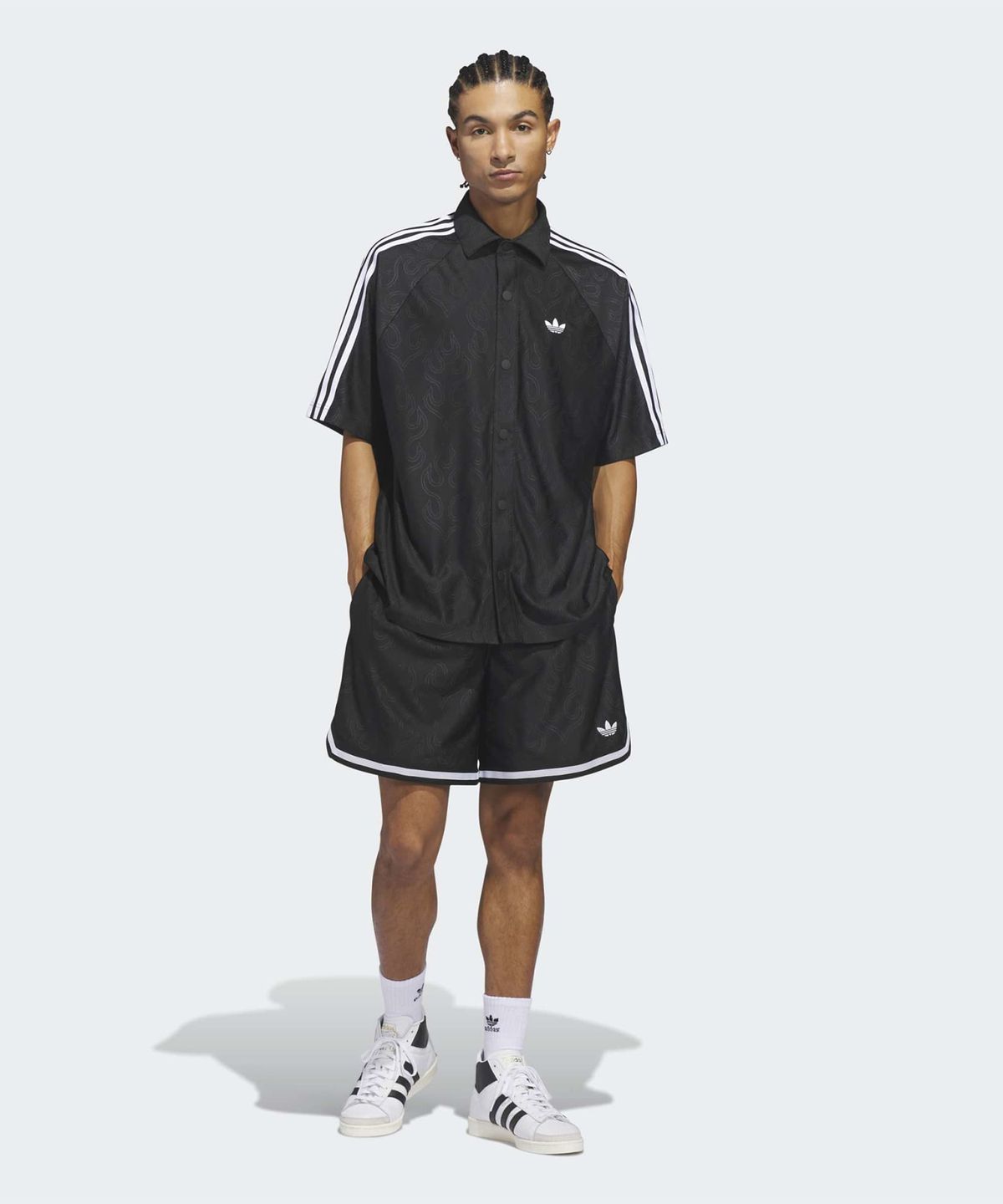 아디다스(ADIDAS) 바스켓볼 플레임 탑 - 블랙 / KA9356