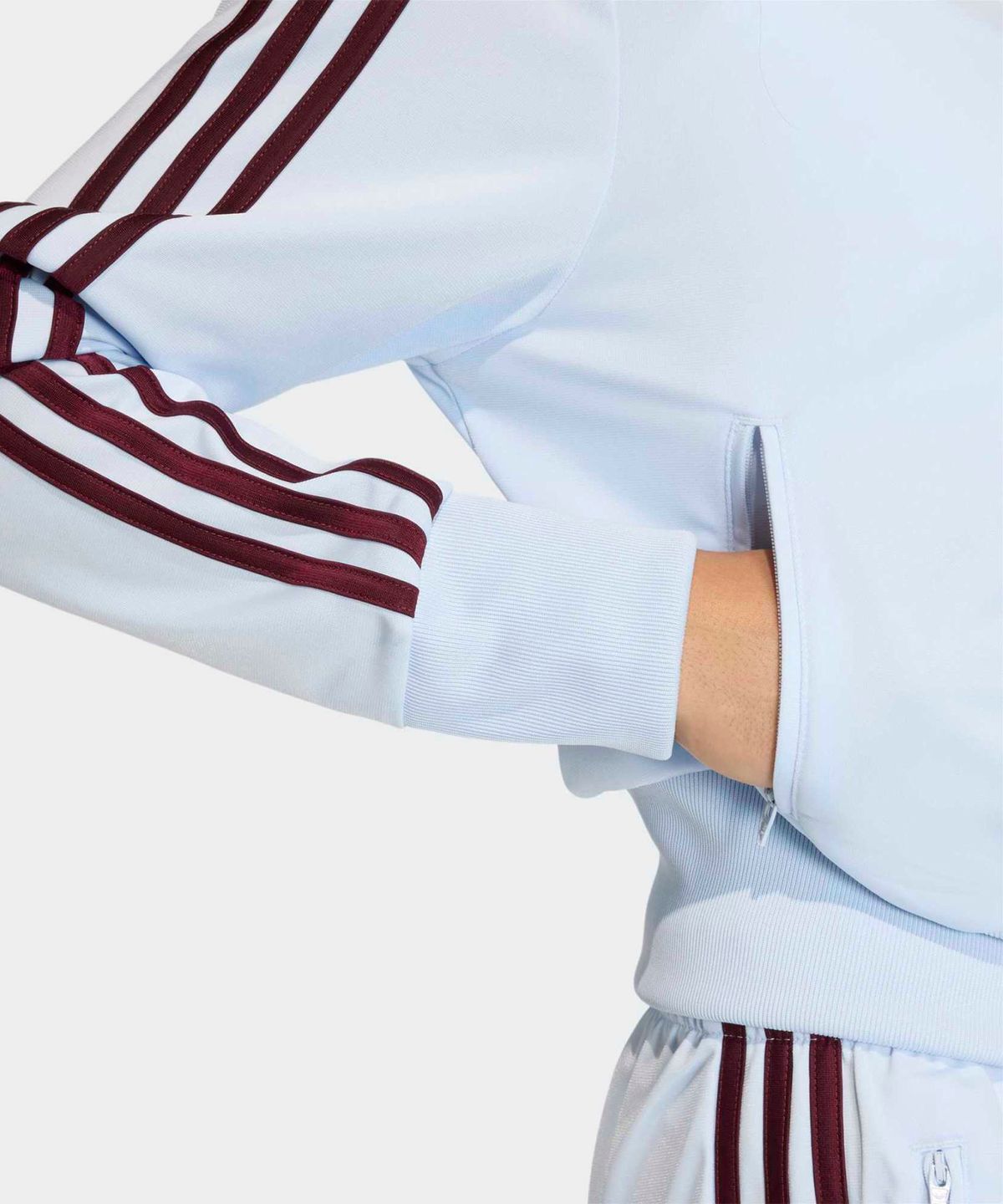 아디다스(ADIDAS) 파이어버드 클래식 트랙탑 - 크리스탈스카이:마룬 / KC6574