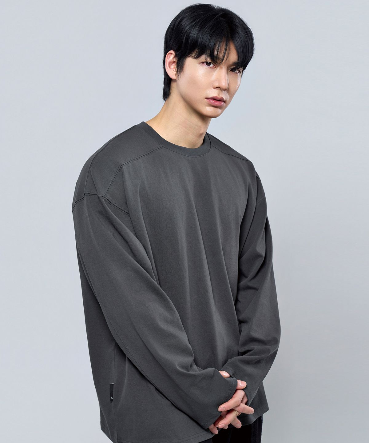 피지컬가먼츠(PHYSICAL GARMENTS) P2613 헤비절개 오버핏 긴팔티 [3COLOR]