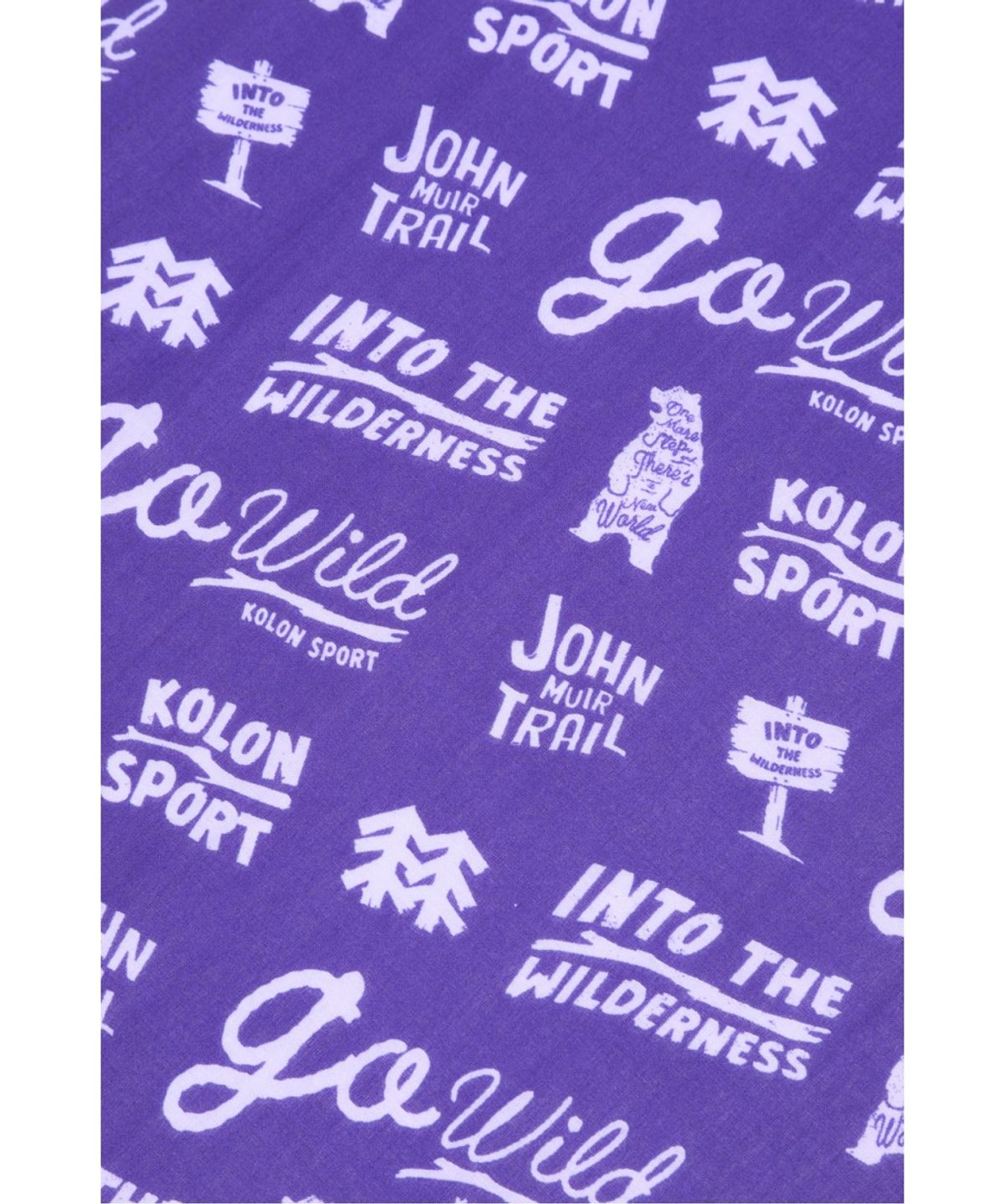 코오롱스포츠(KOLON SPORT) 하이킹 그래픽 스카프 QEAKX26111PUR