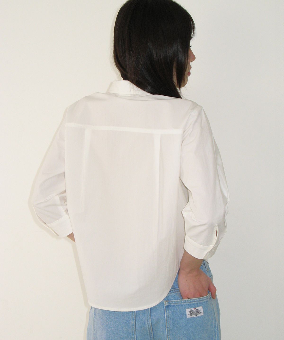 론론(RONRON) RRAC PASTEL COTTON SHIRT WHITE
