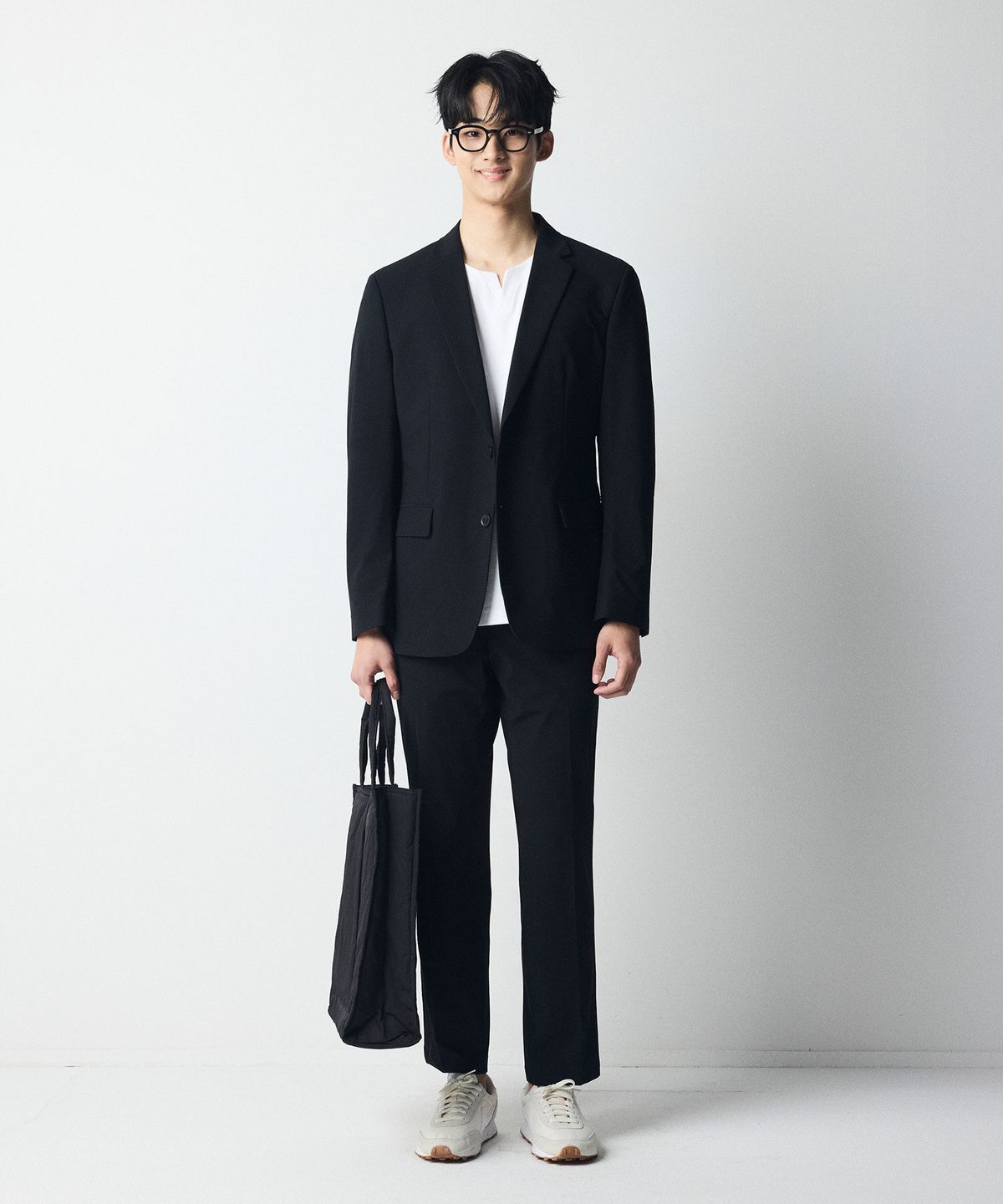 에스티코(STCO) Motion-Free Air SUIT 세트 블랙 (슬림핏)_SSJUB02SET