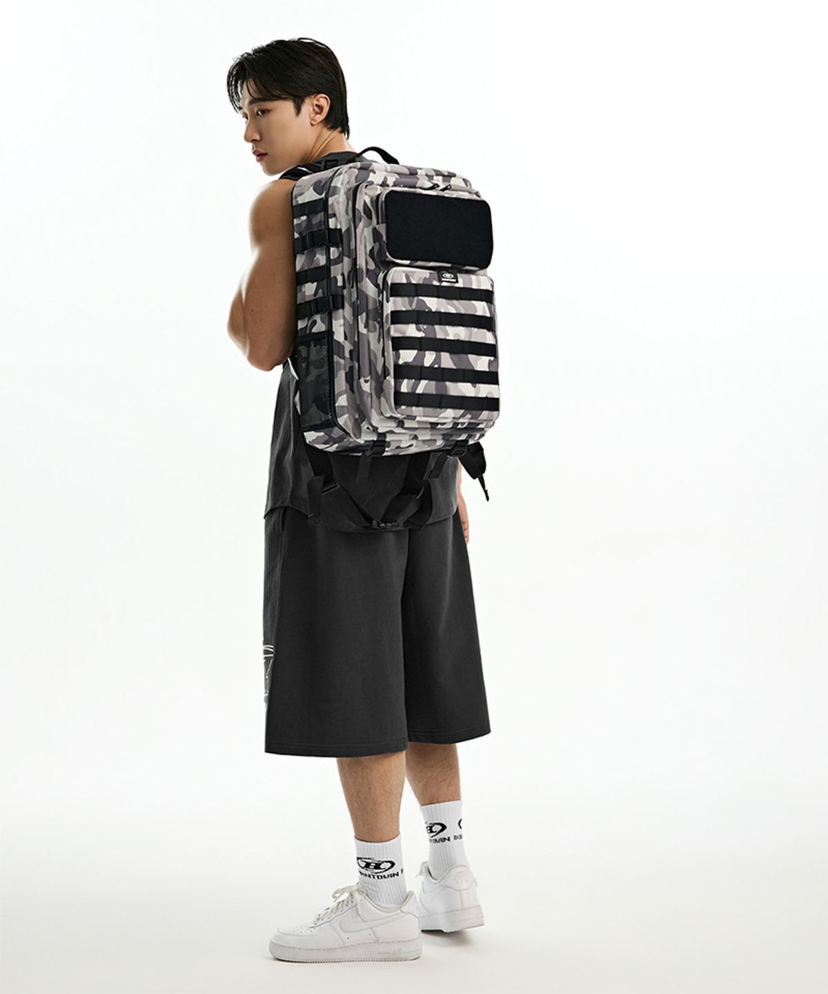 본투윈(BORN TO WIN) T0 TACTICAL BACKPACK [GREY CAMO]
