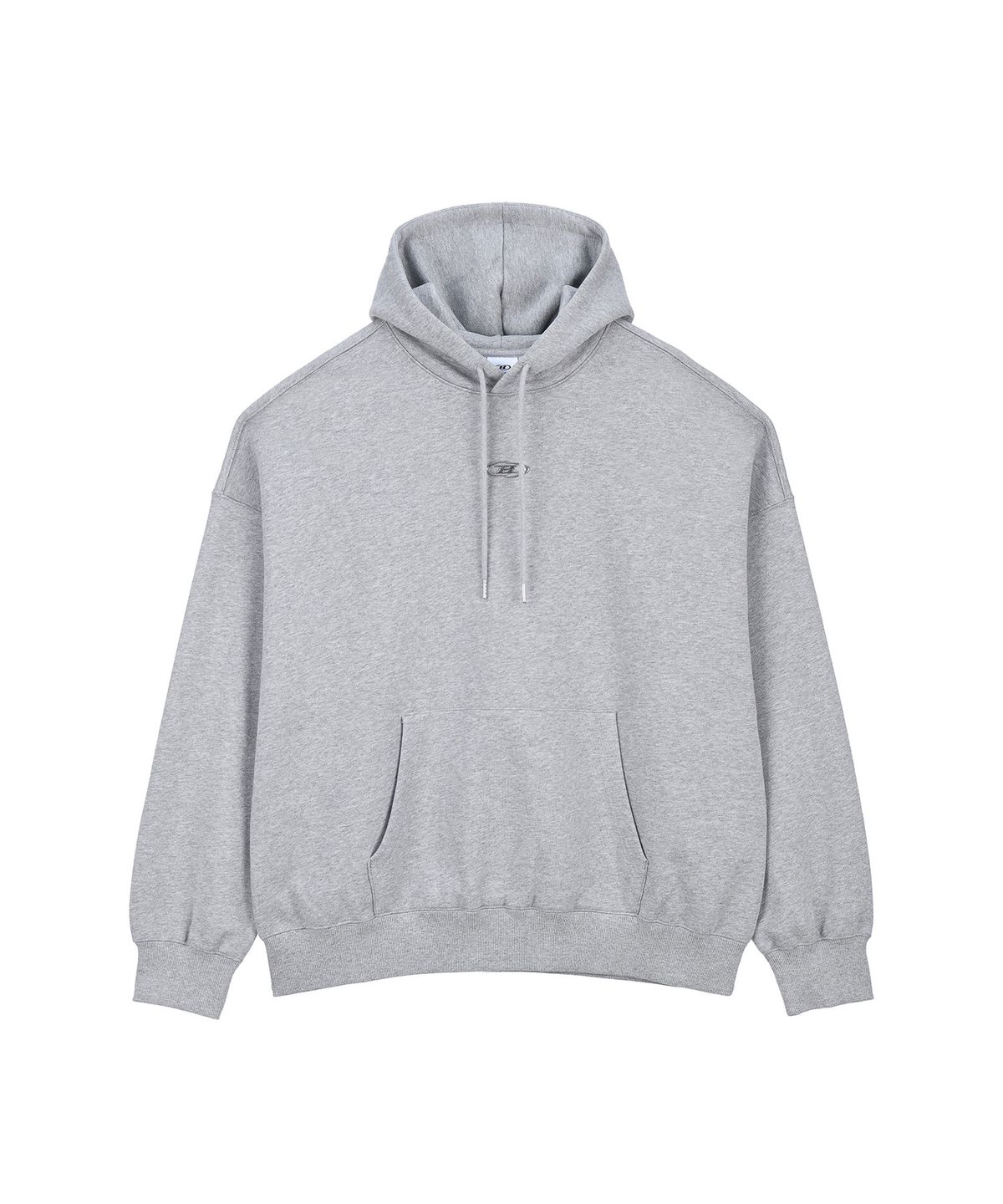 본투윈(BORN TO WIN) CHROME B HOODIE [MELANGE GREY]
