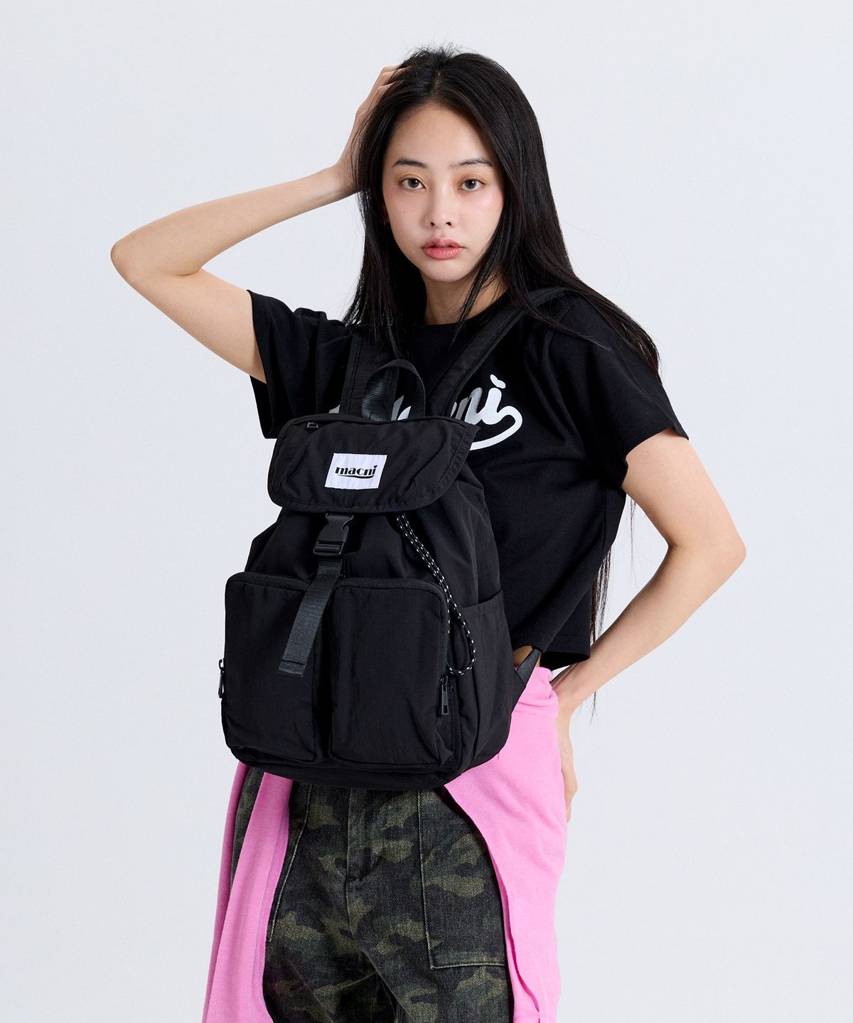 마크니(MACNI) FIELD BACKPACK BLACK
