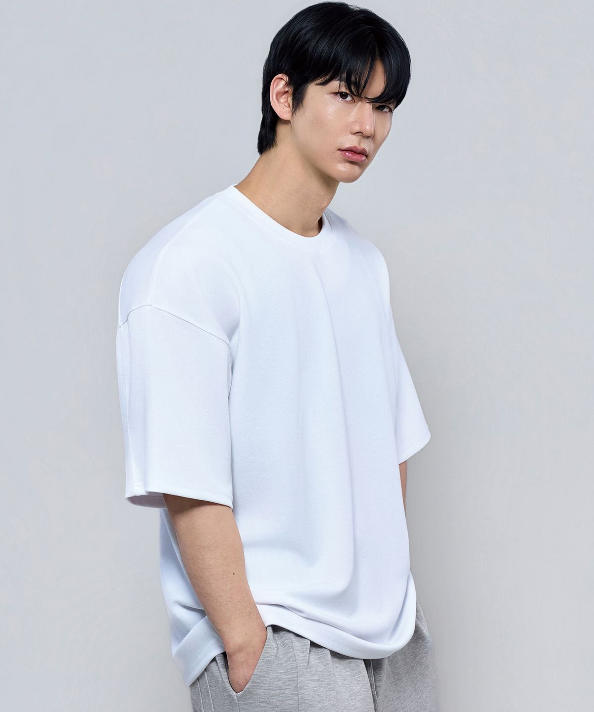 피지컬가먼츠(PHYSICAL GARMENTS) P2626 강연 텐션 절개 반팔티[4COLOR]