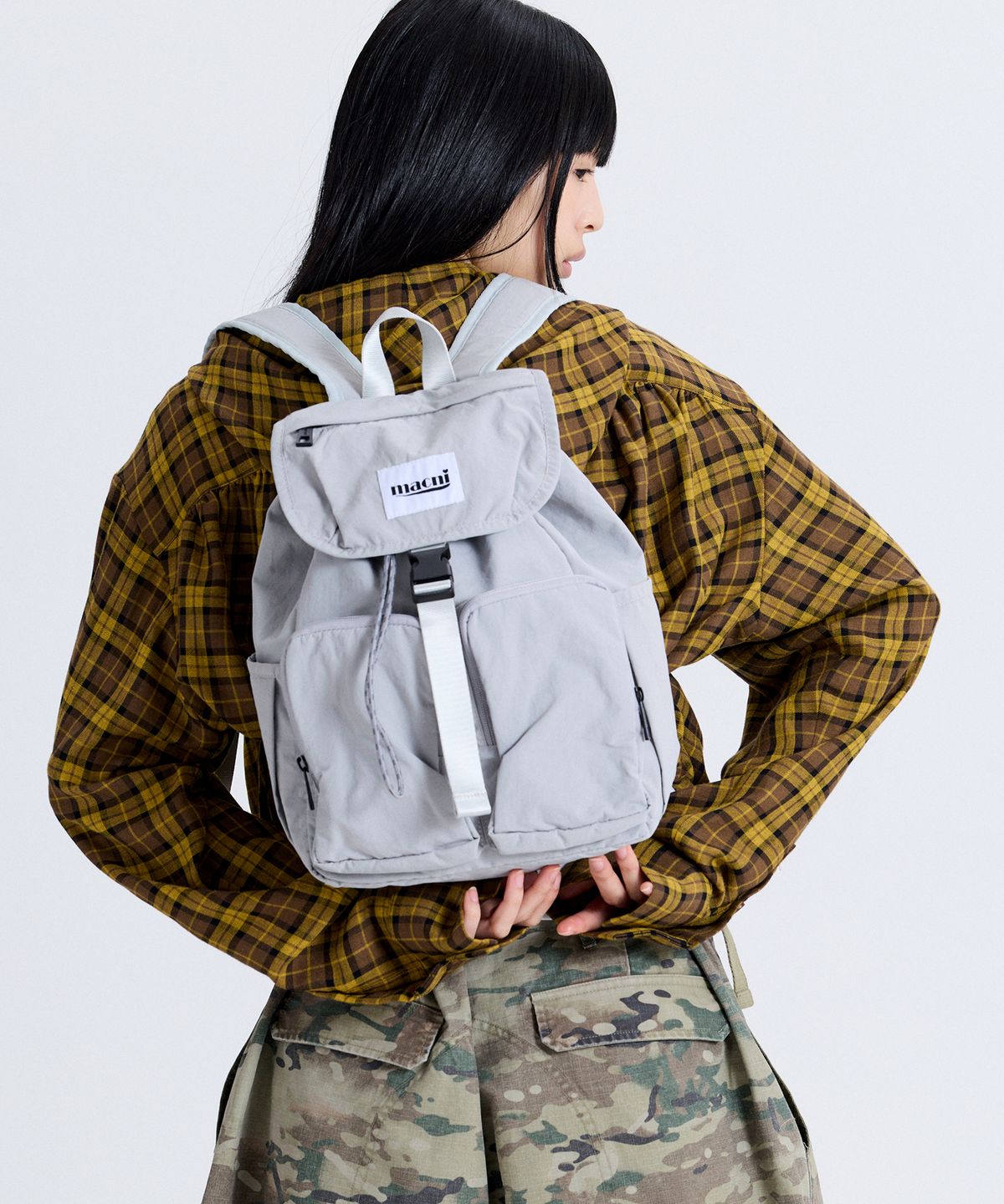 마크니(MACNI) FIELD BACKPACK LIGHT GREY
