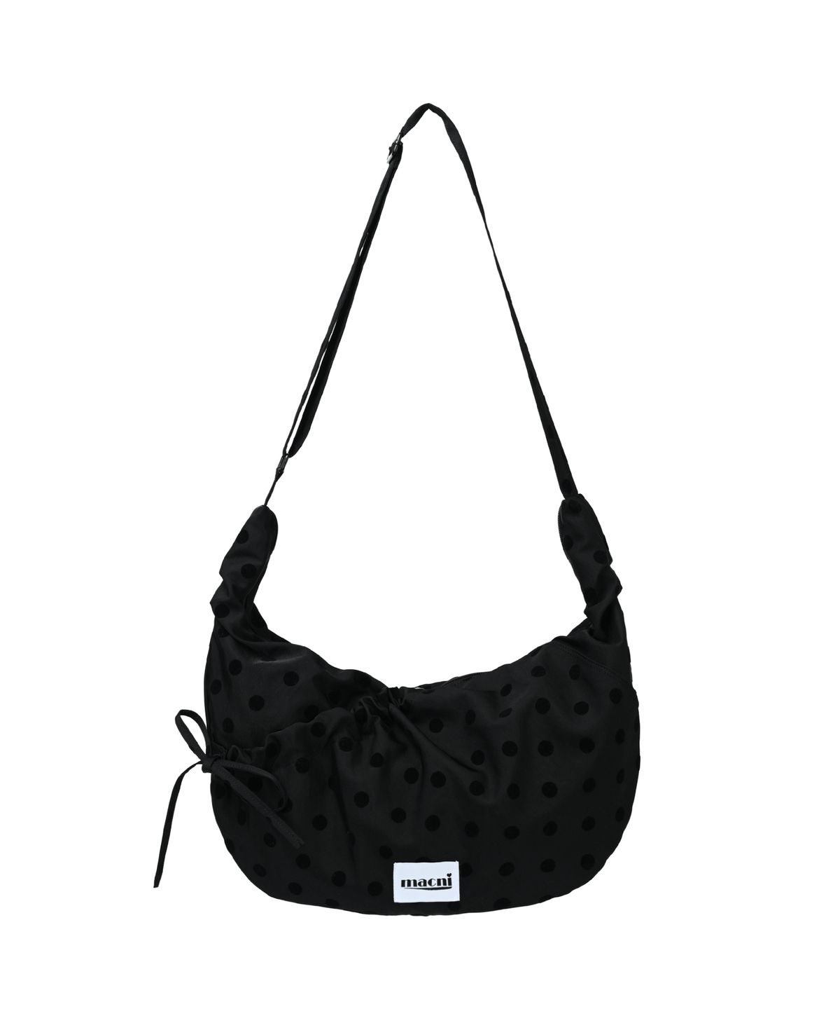 마크니(MACNI) RIBBON POCKET CROSS BAG