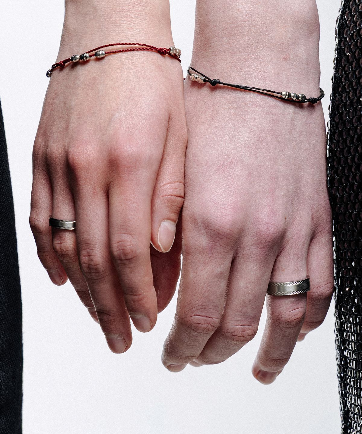 스칼렛또블랙(SCALETTOBLACK) RAM002 Plain Bond Couple Ring (Unisex)
