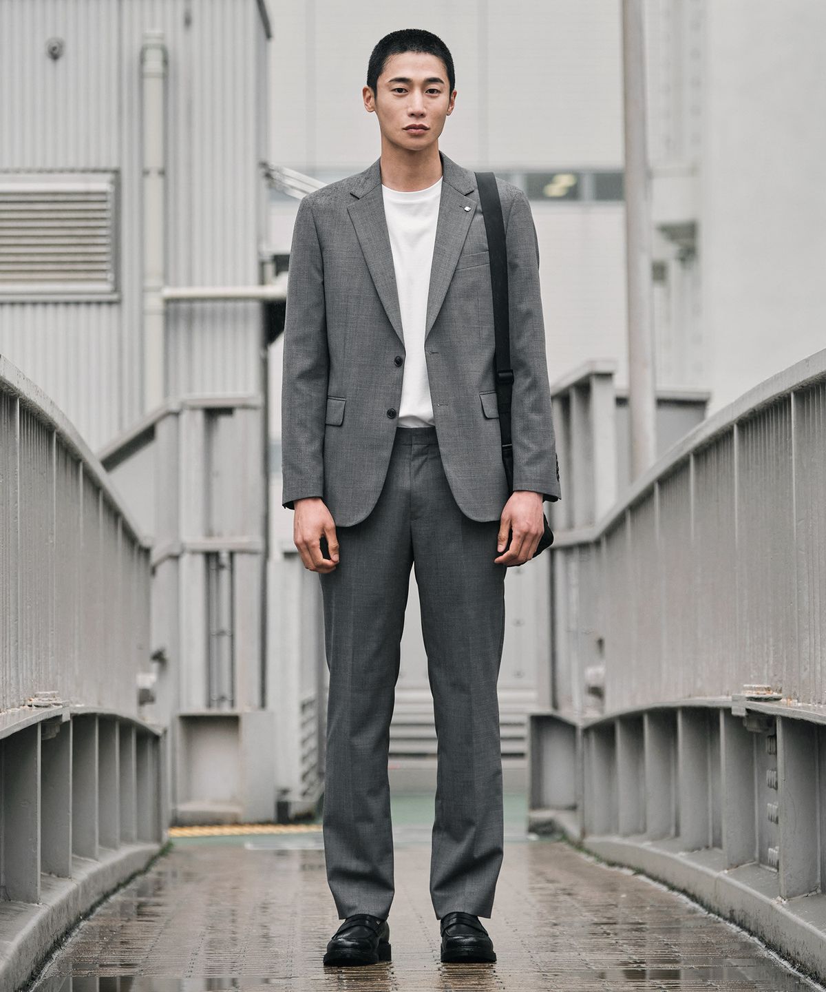 에스티코(STCO) WOOL 49% 에센셜 스트레치 팬츠_그레이 (클래식핏)_SSLVB63CSG