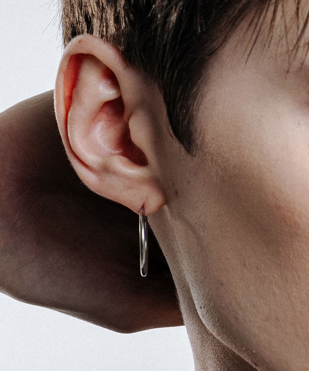 스칼렛또블랙(SCALETTOBLACK) RAM003 Night Loop Earrings